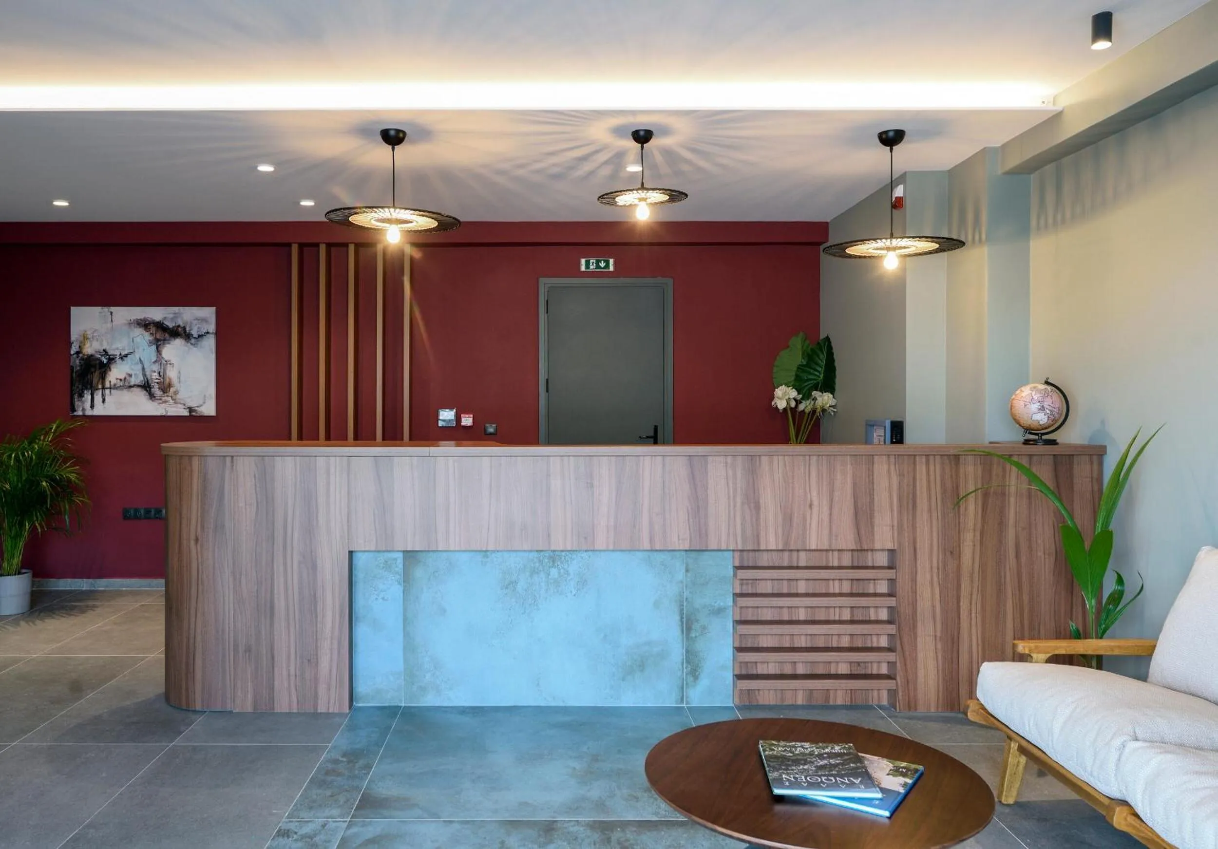 Lobby or reception in Amyntas Seafront Hotel - Adults Only