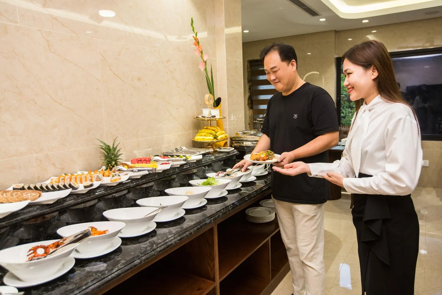 Restaurant/places to eat in Blubiz Hotel Mỹ Đình (Blubiz Hotel 2)