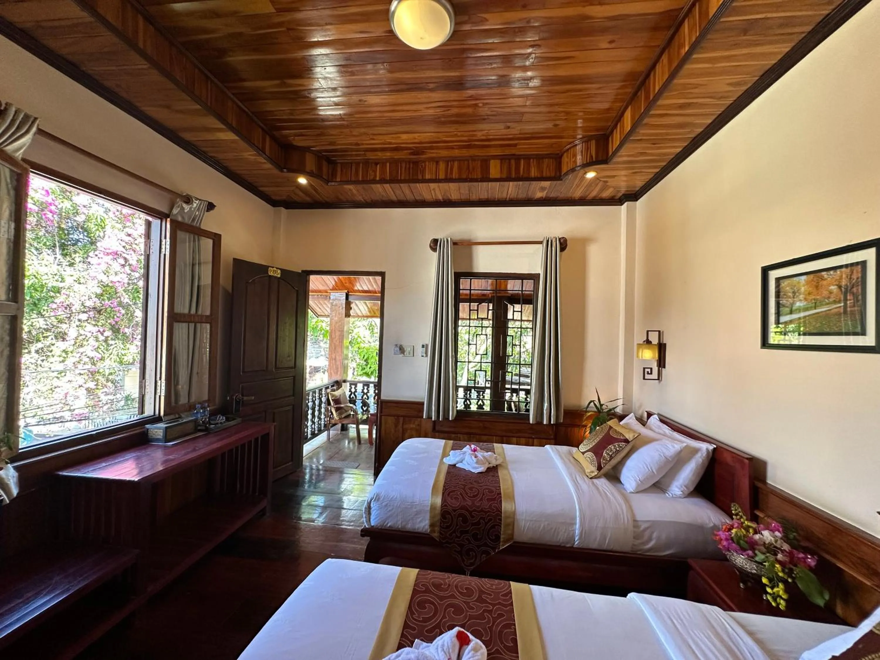 Bed in Ammata Boutique Villa