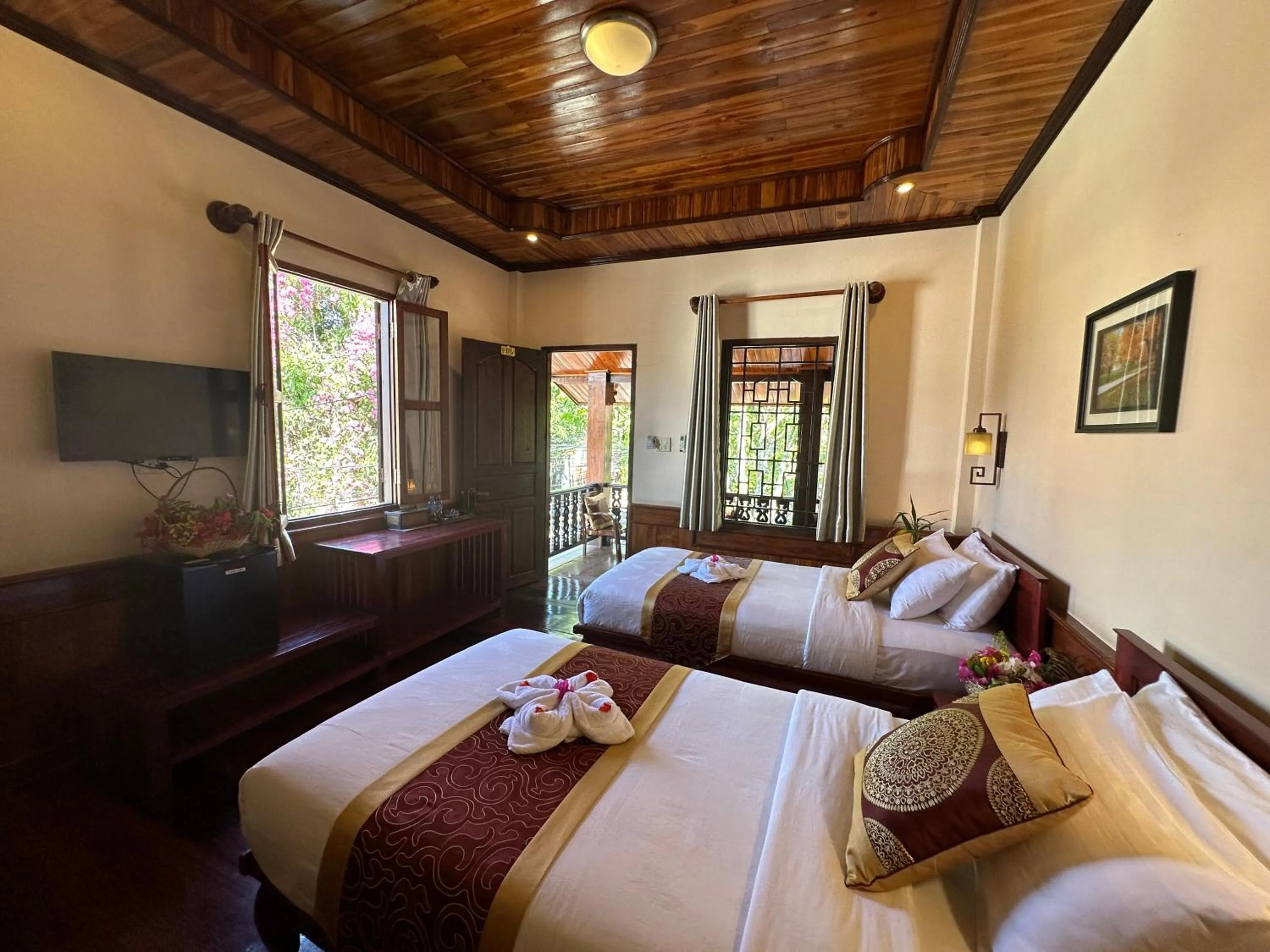 Bed in Ammata Boutique Villa
