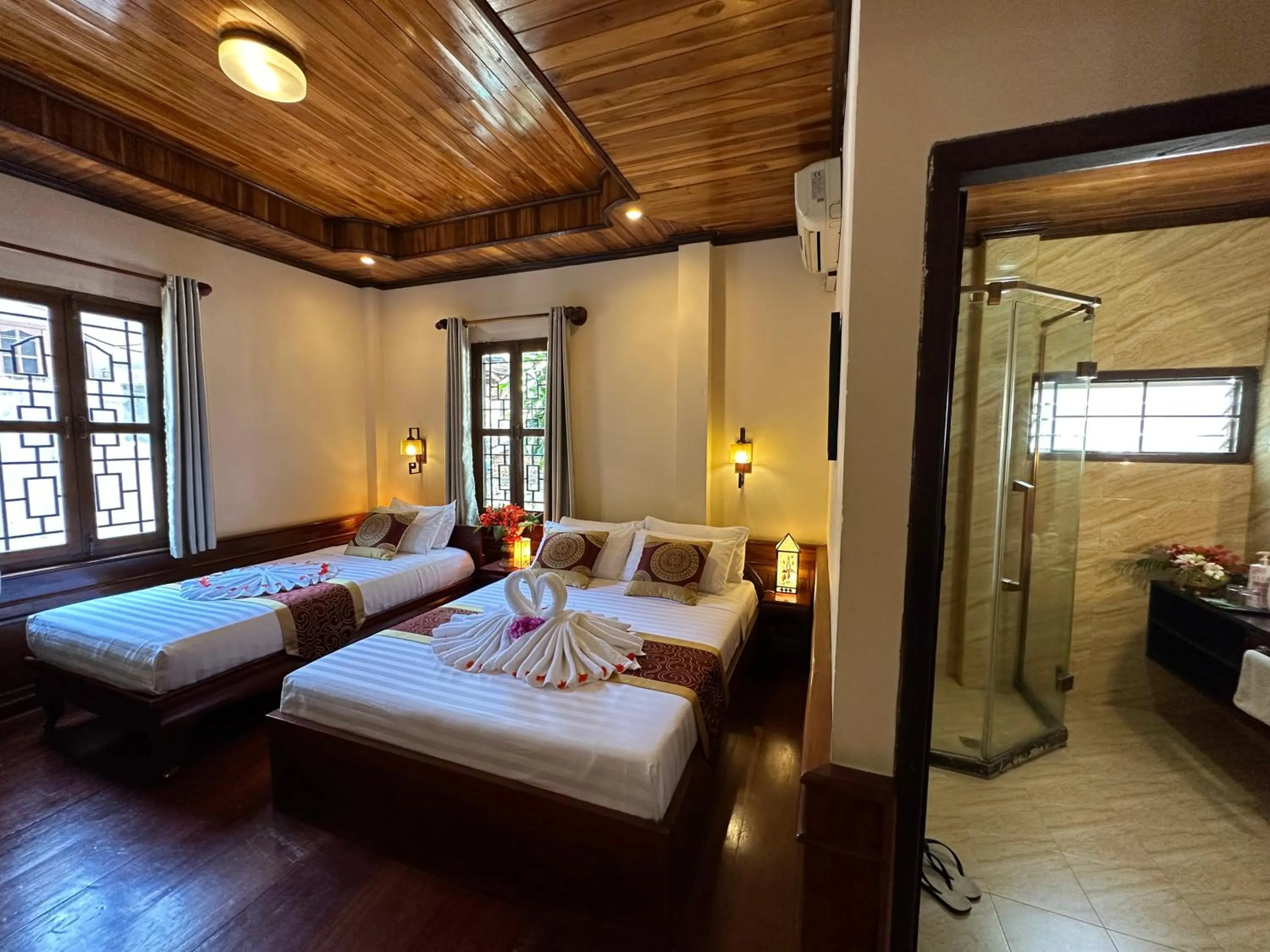 Bed in Ammata Boutique Villa