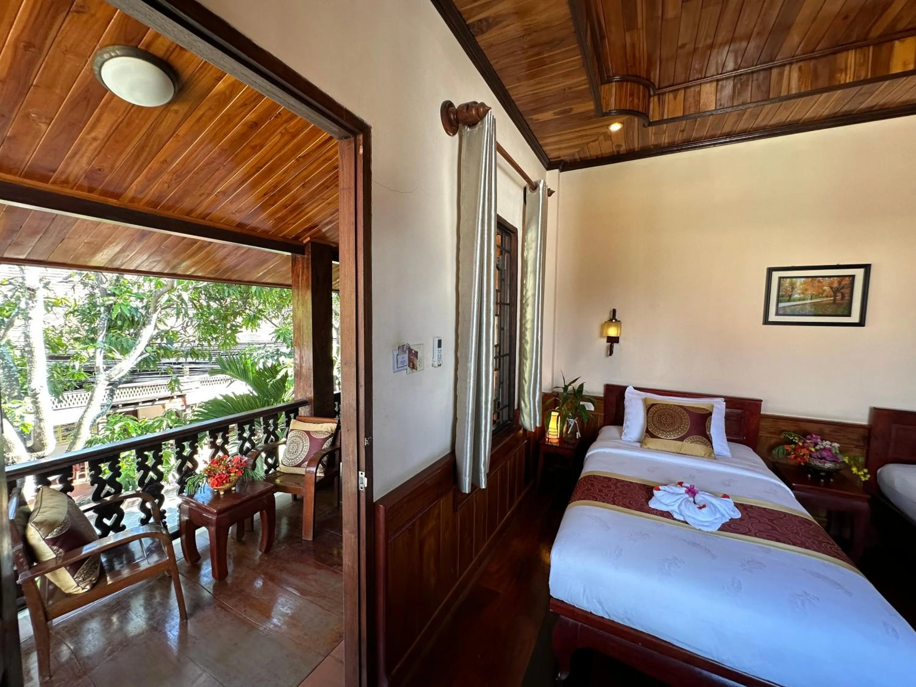 Bed in Ammata Boutique Villa