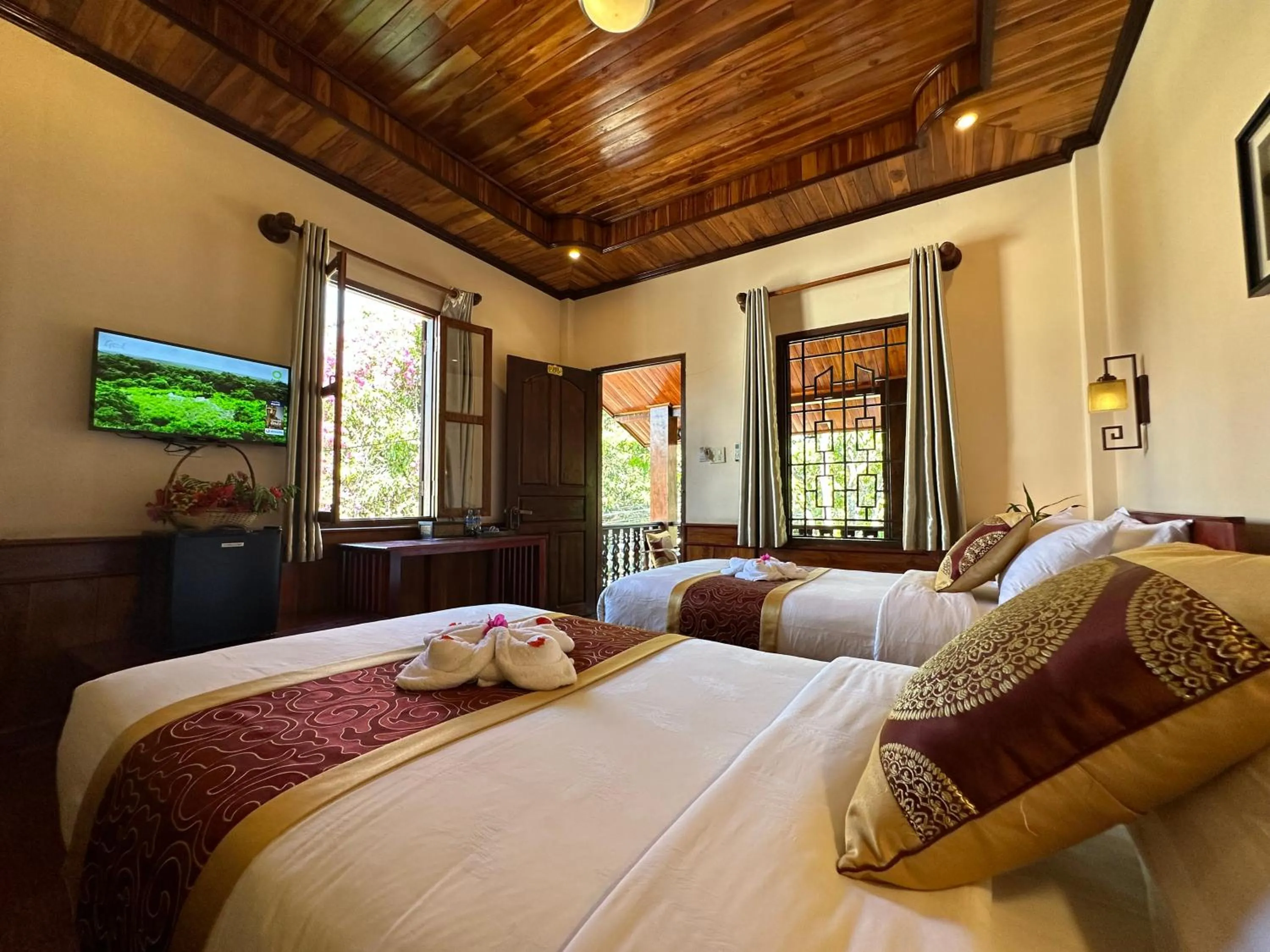 Bed in Ammata Boutique Villa