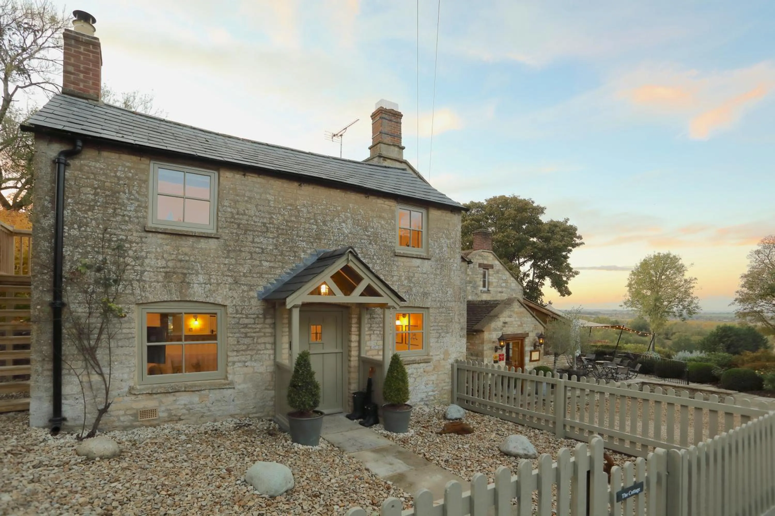 Garden view in The Feathered Nest Inn