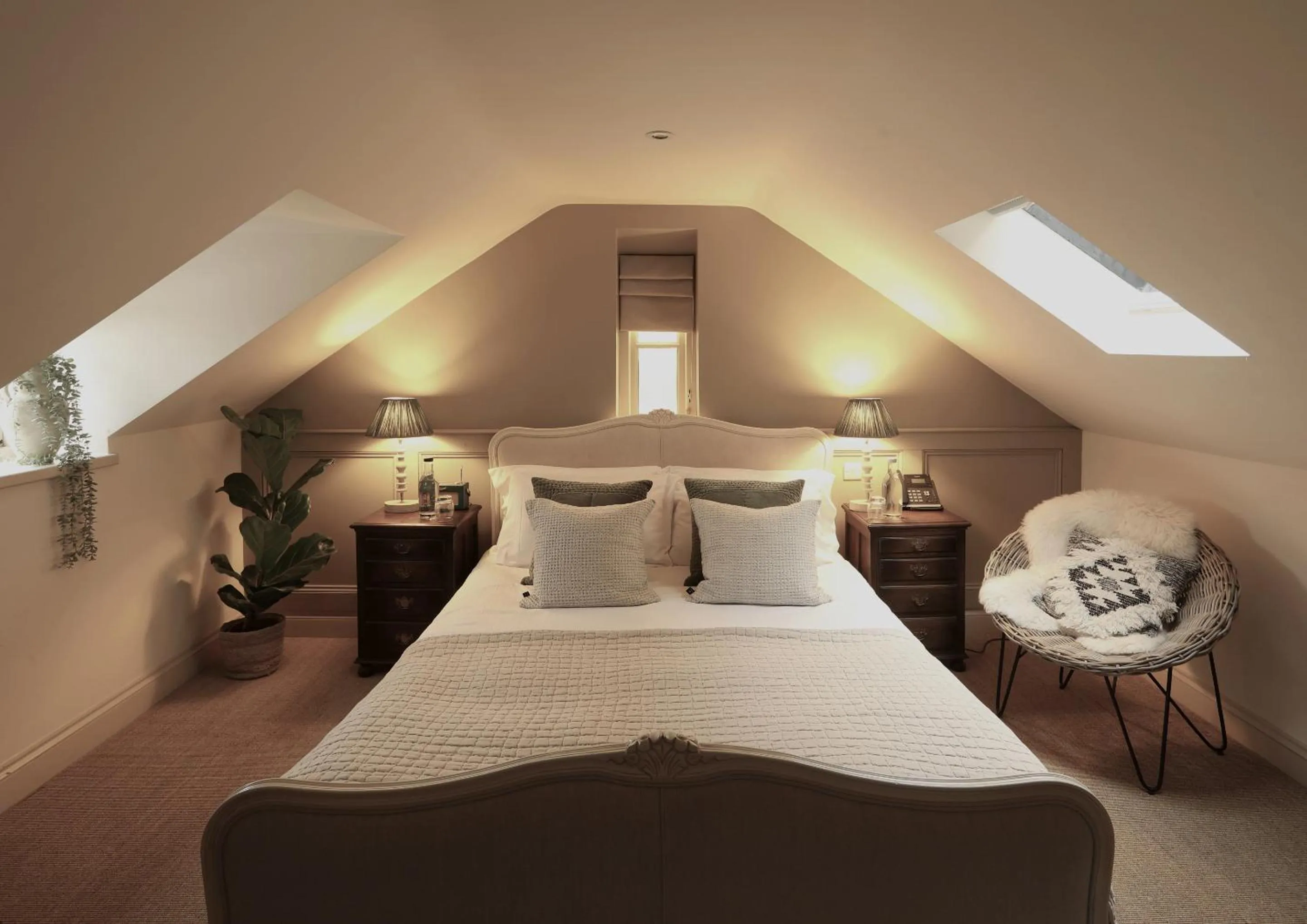 Bedroom in The Feathered Nest