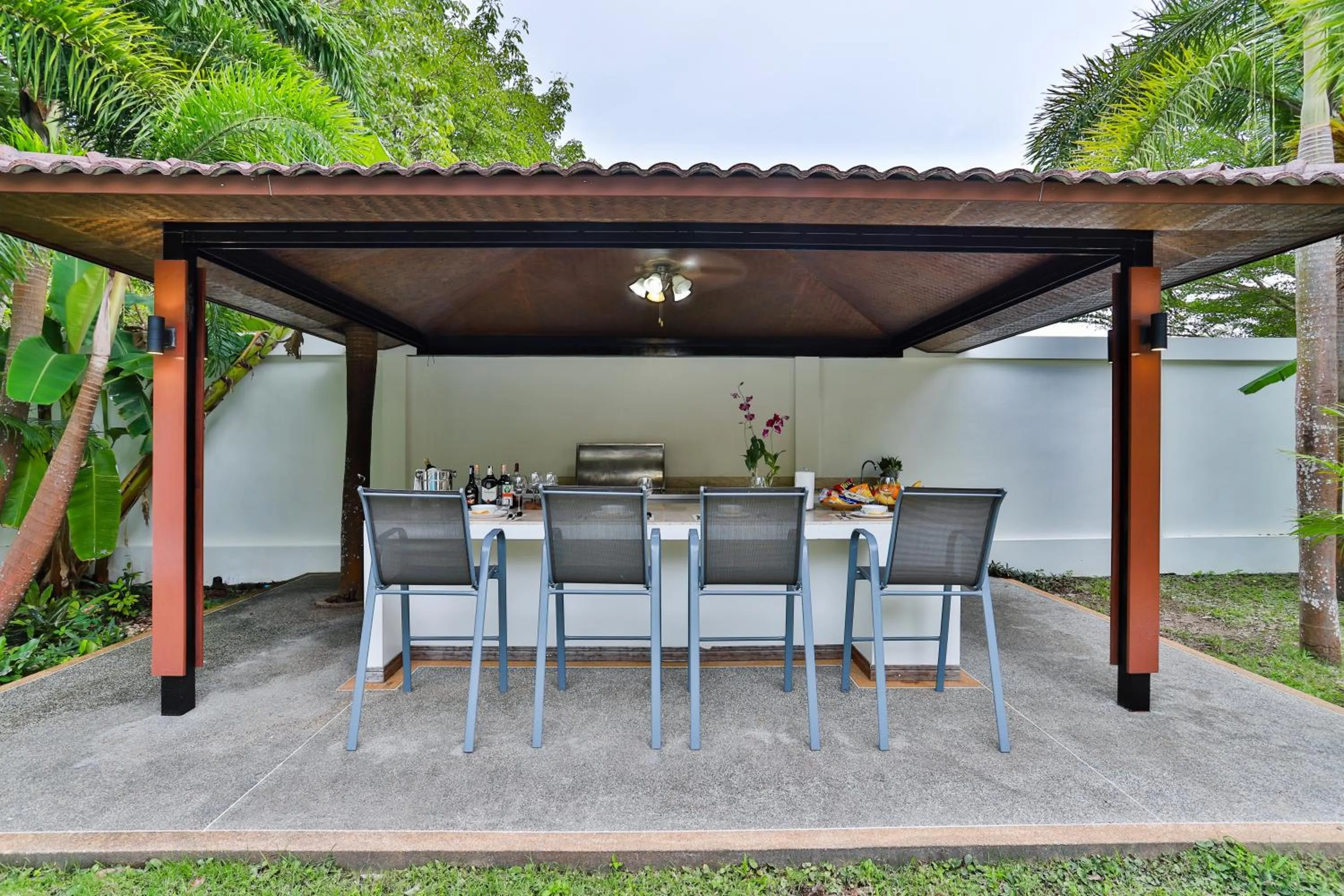 sunbed in Cliff Haven Villa Krabi