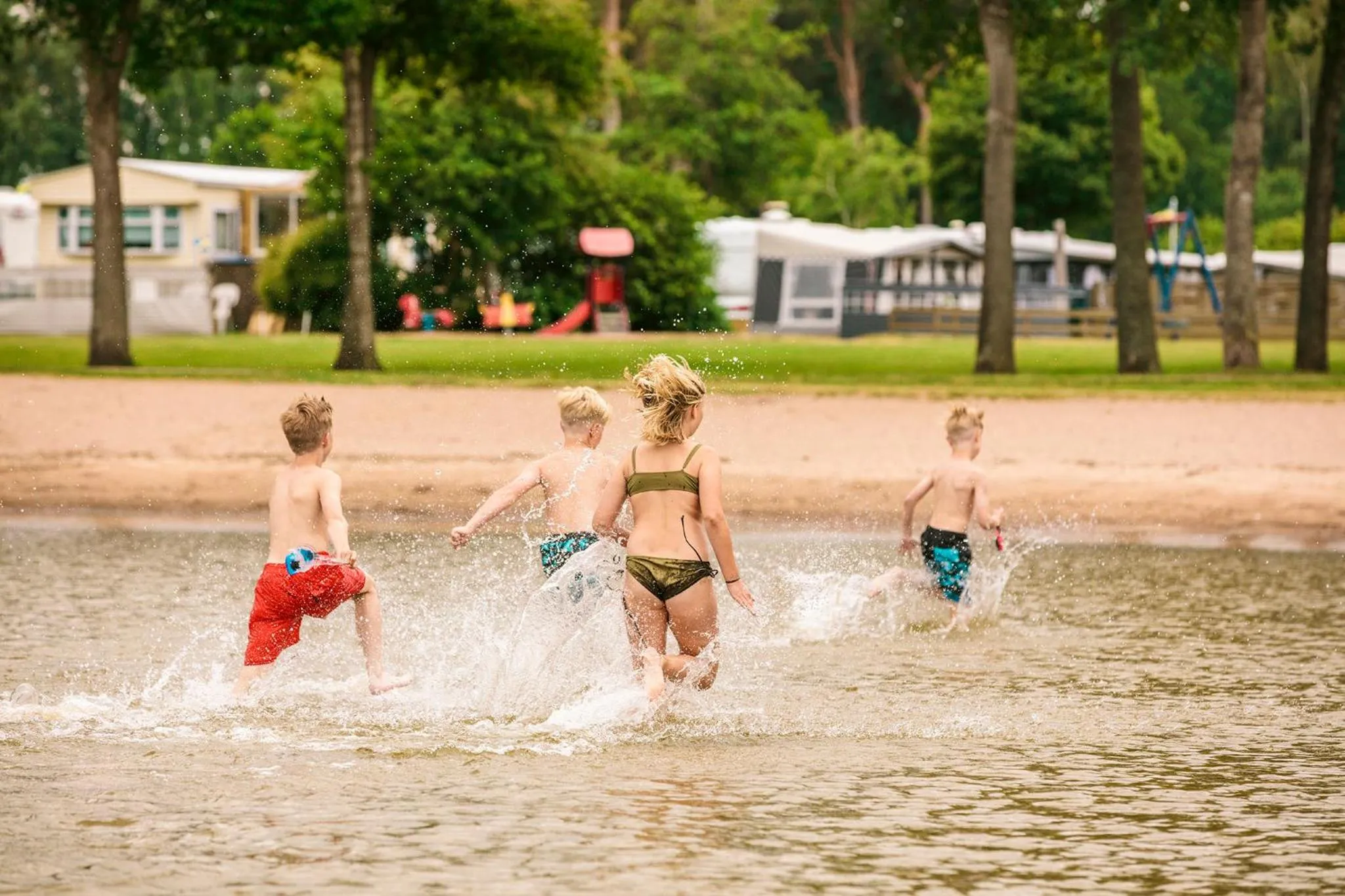 Beach in Kronocamping Lidköping