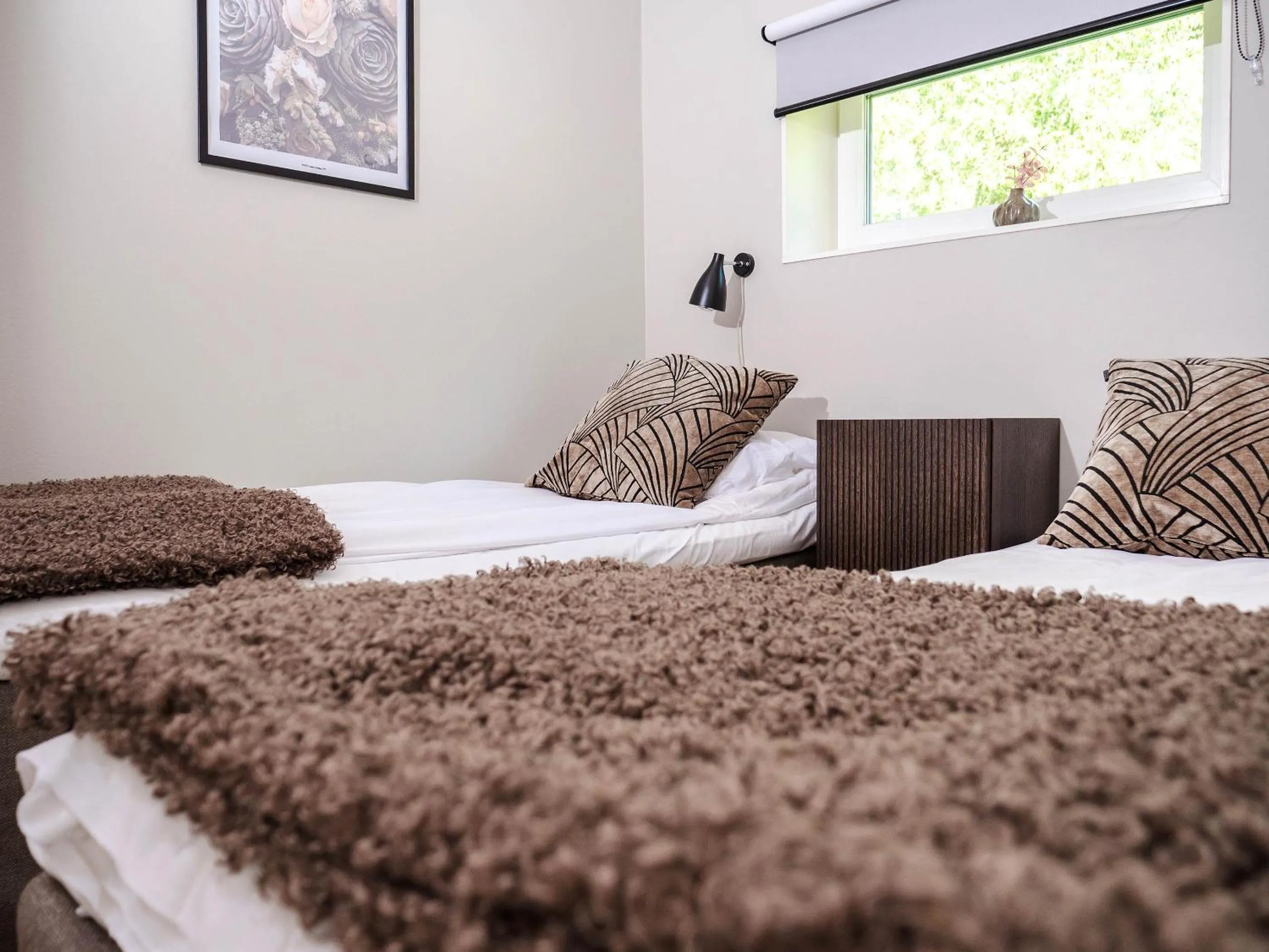 Bed in Kronocamping Lidköping