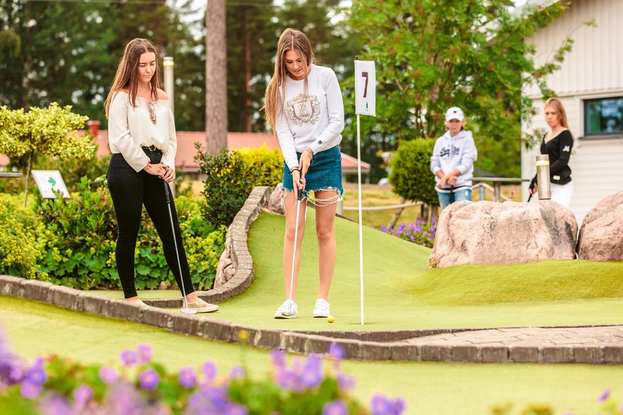 Minigolf in Kronocamping Lidköping