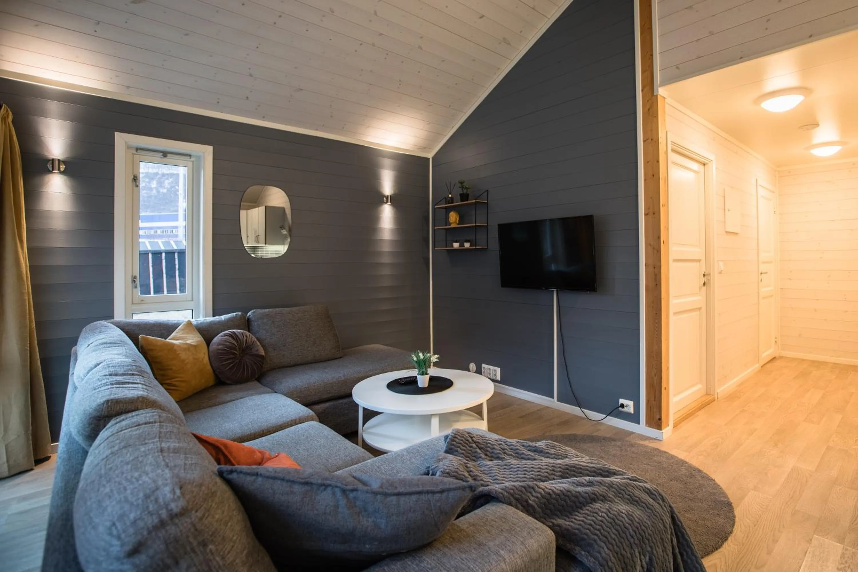 Living room in Tromsø Lodge & Camping