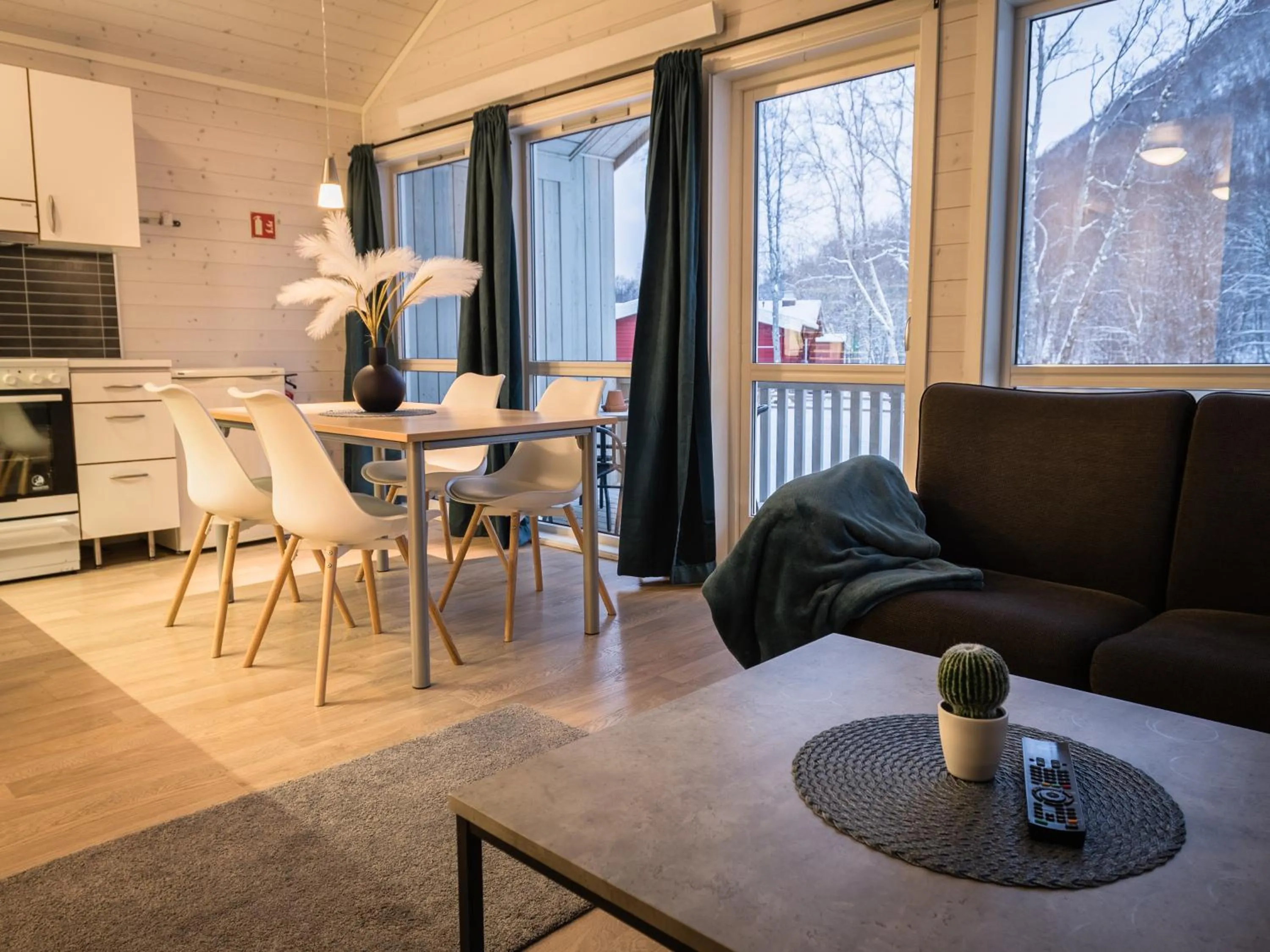 Living room in Tromsø Lodge & Camping