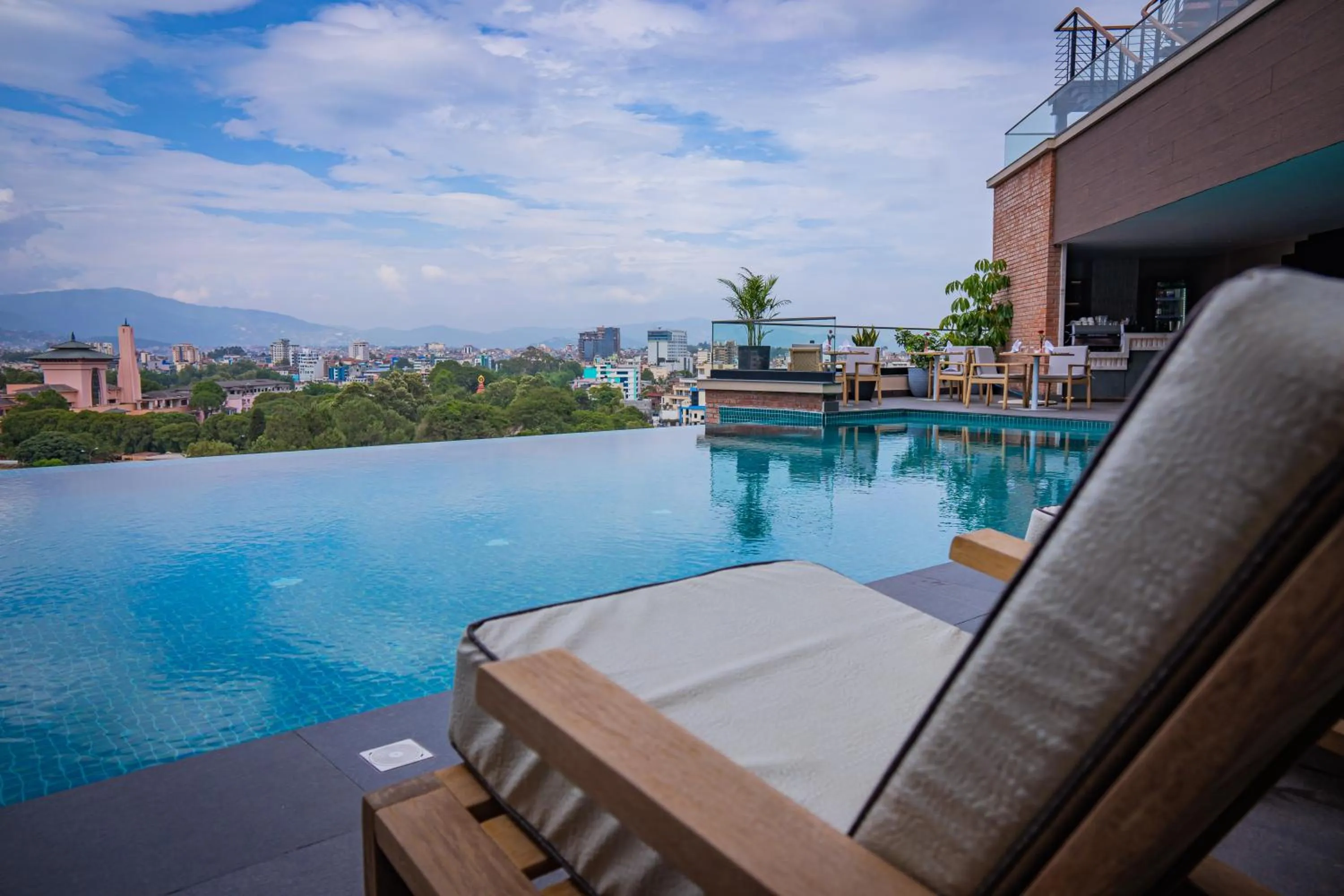 Swimming pool in Hotel Barahi Kathmandu