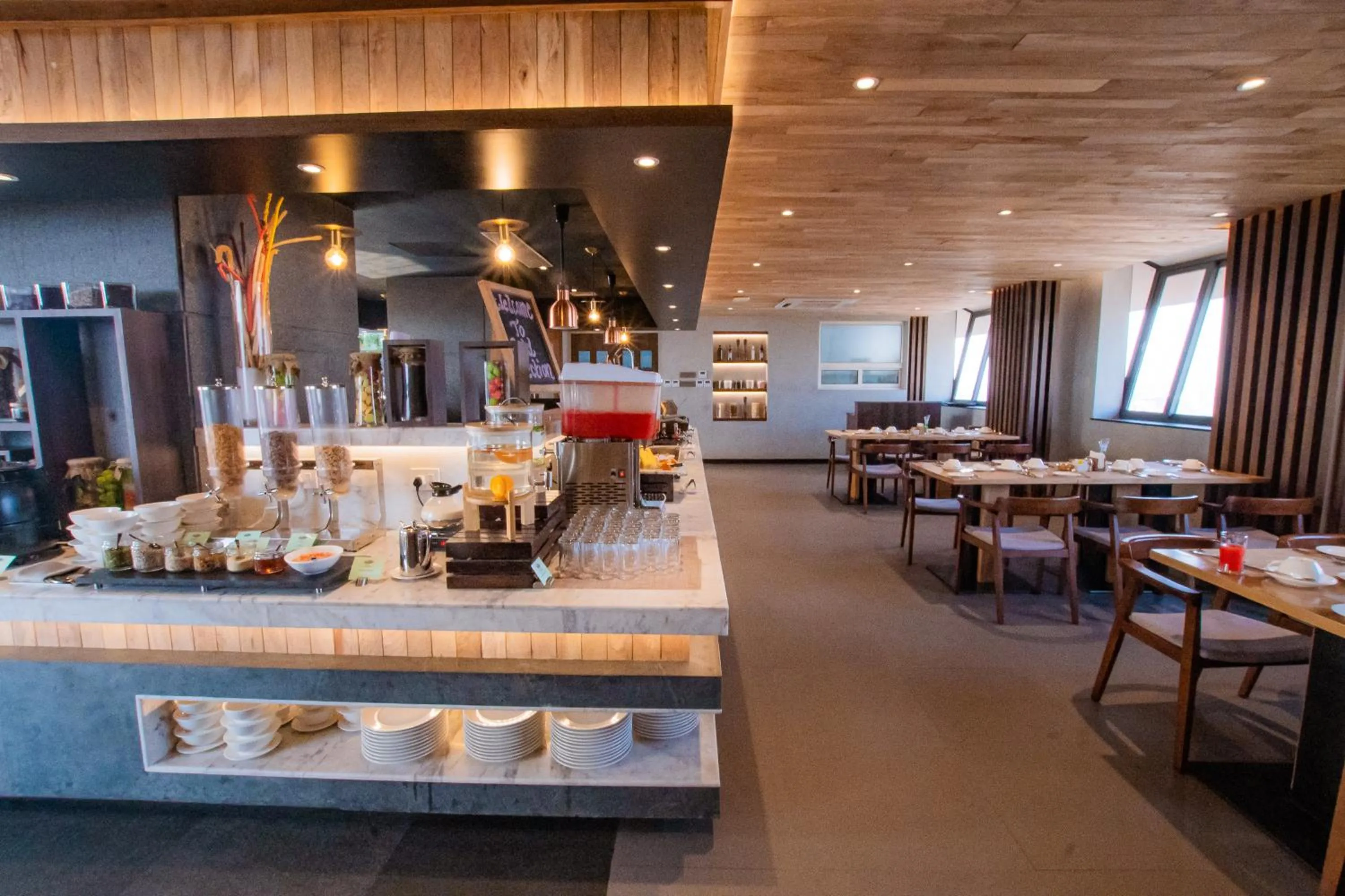 Dining area in Hotel Barahi Kathmandu