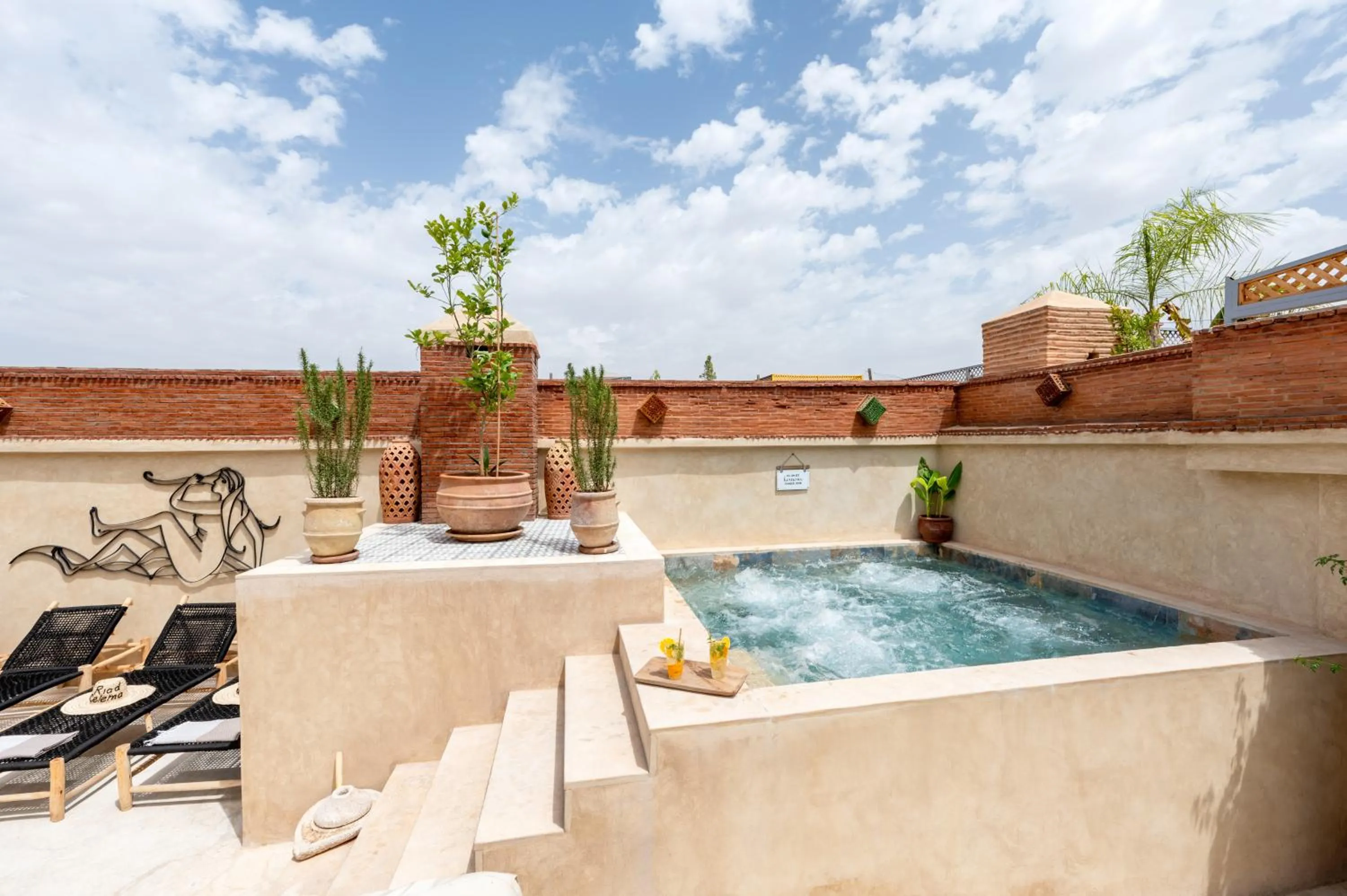 Swimming pool in Riad Celema & Spa