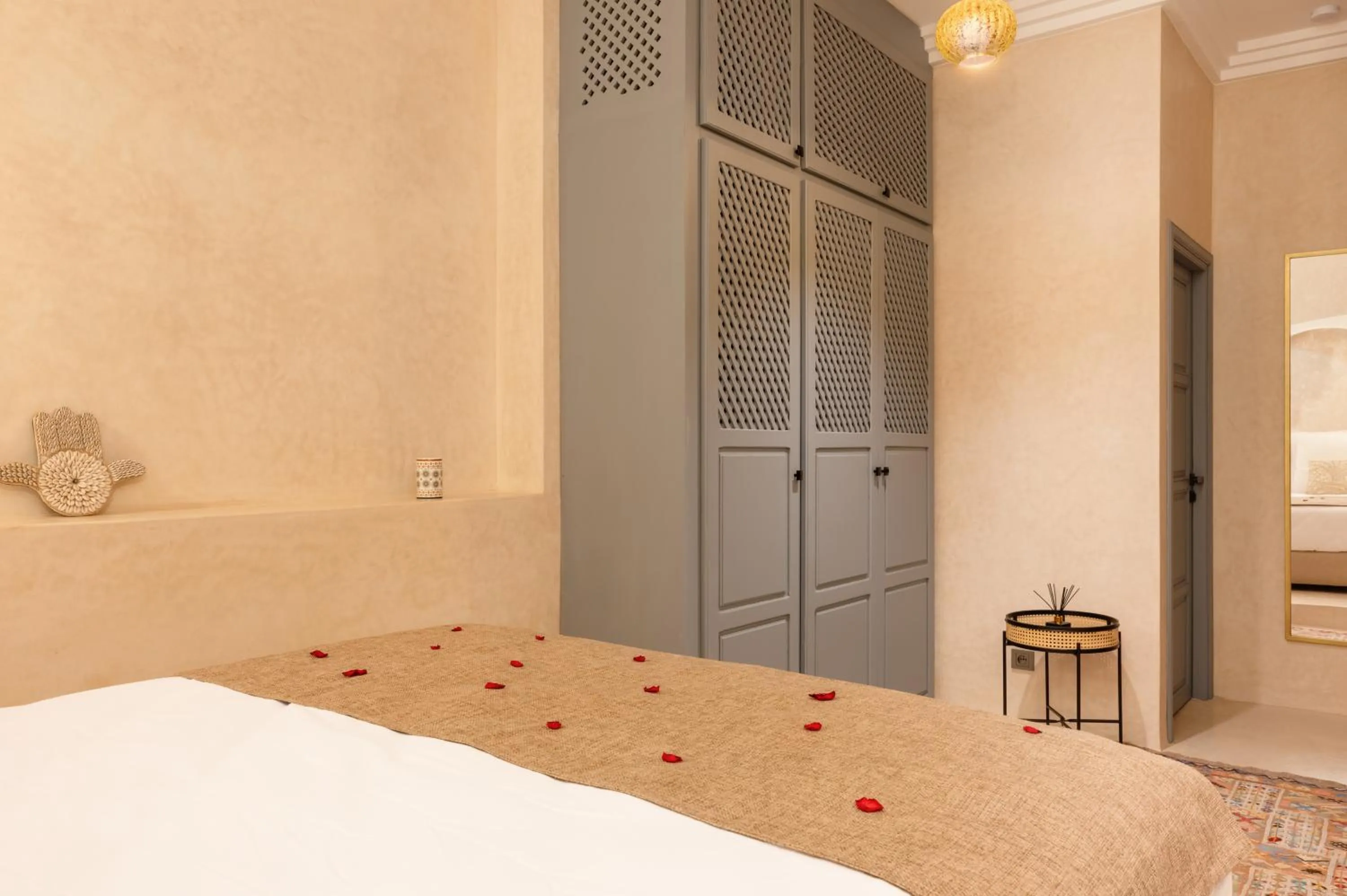 Bed in Riad Celema & Spa
