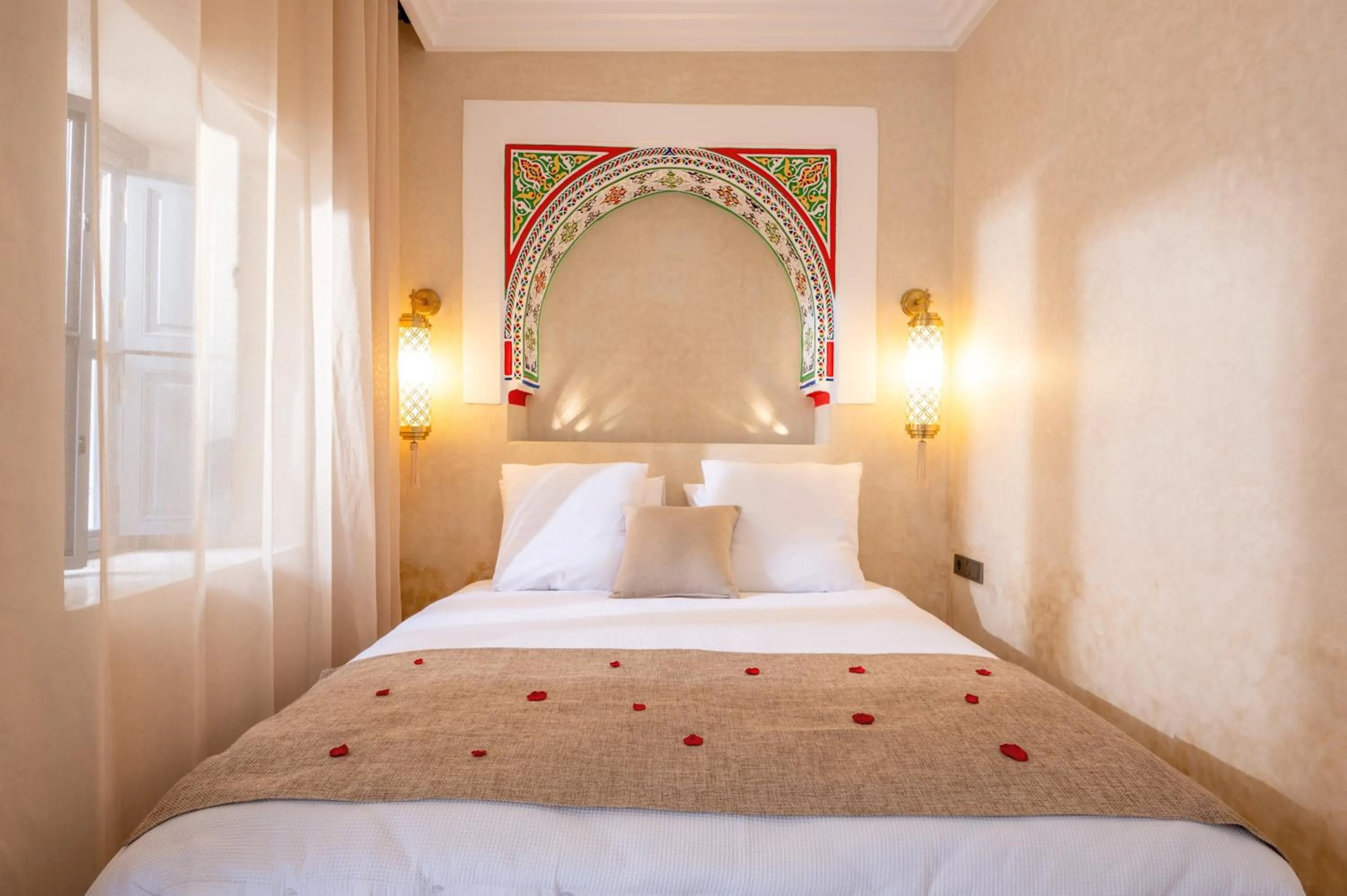 Bed in Riad Celema & Spa