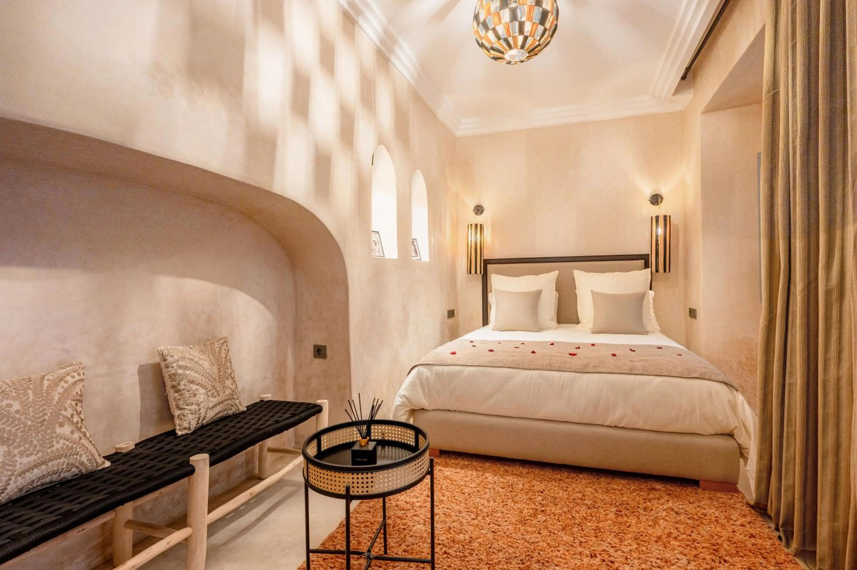 Bed in Riad Celema & Spa