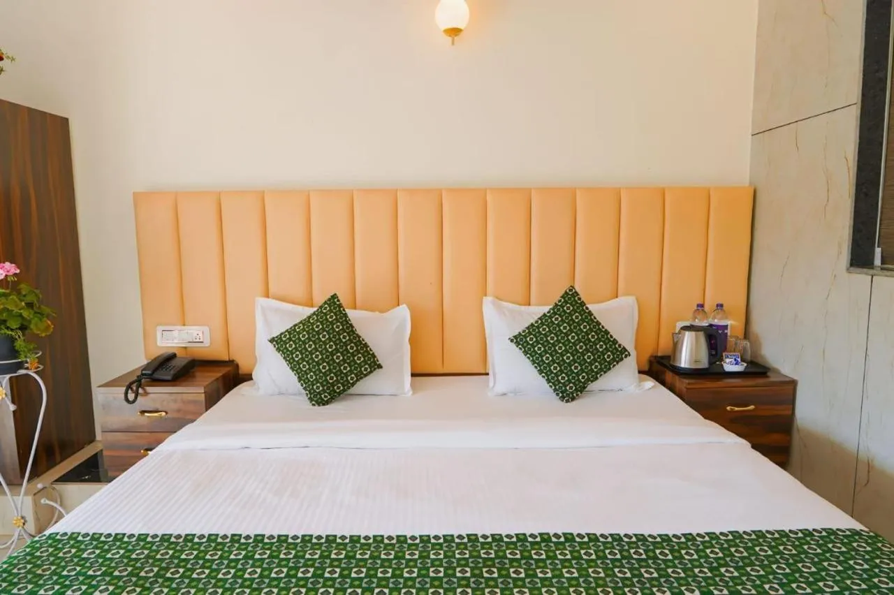 Bed in Saanjh Riverside Resort