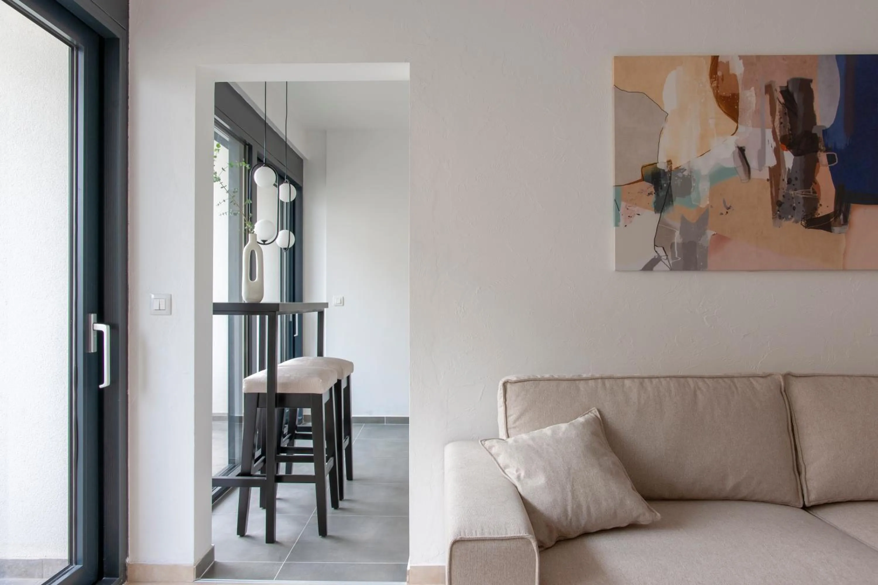 Dining area in Soho Suites