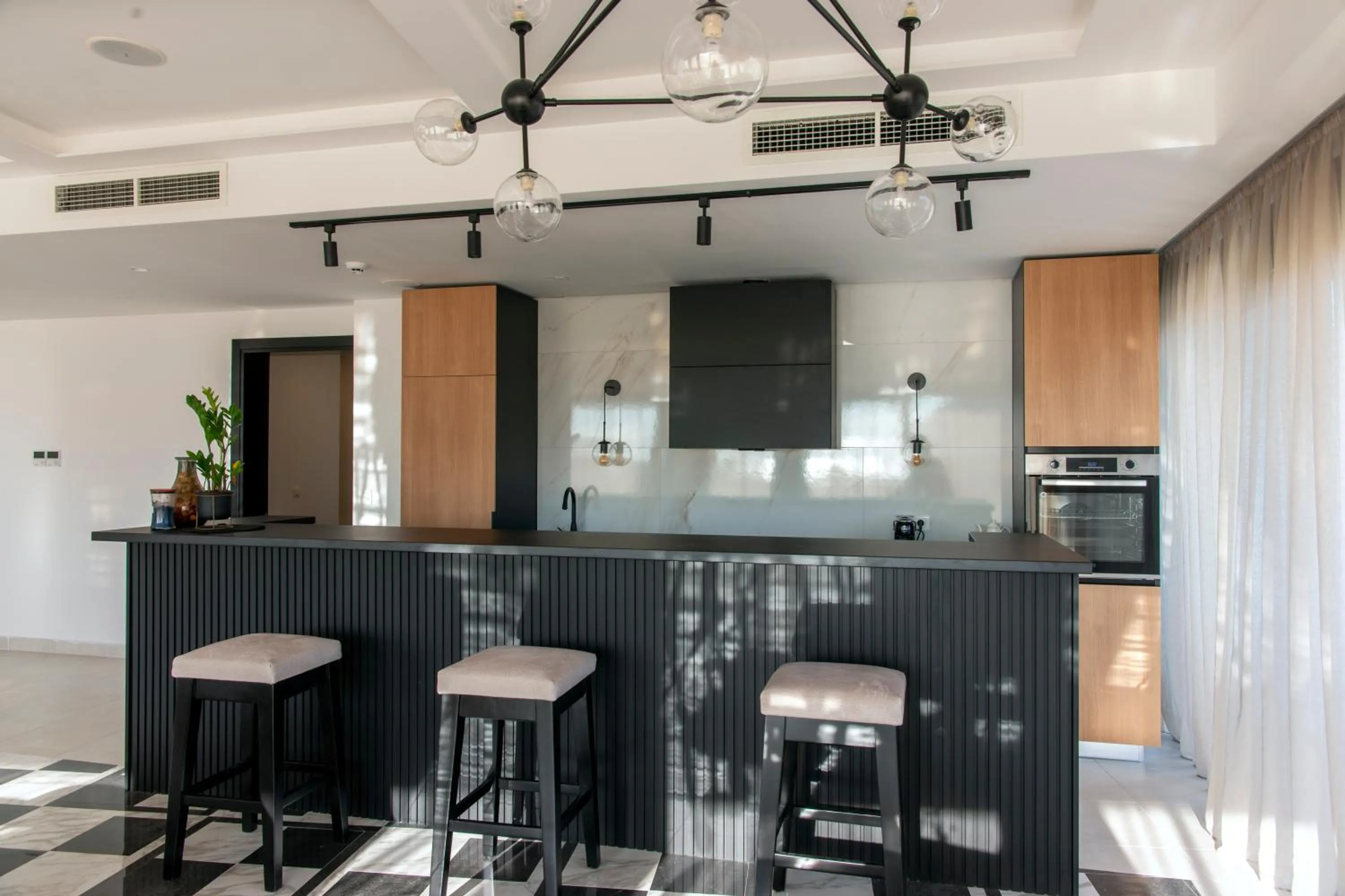 Kitchen or kitchenette in Soho Suites