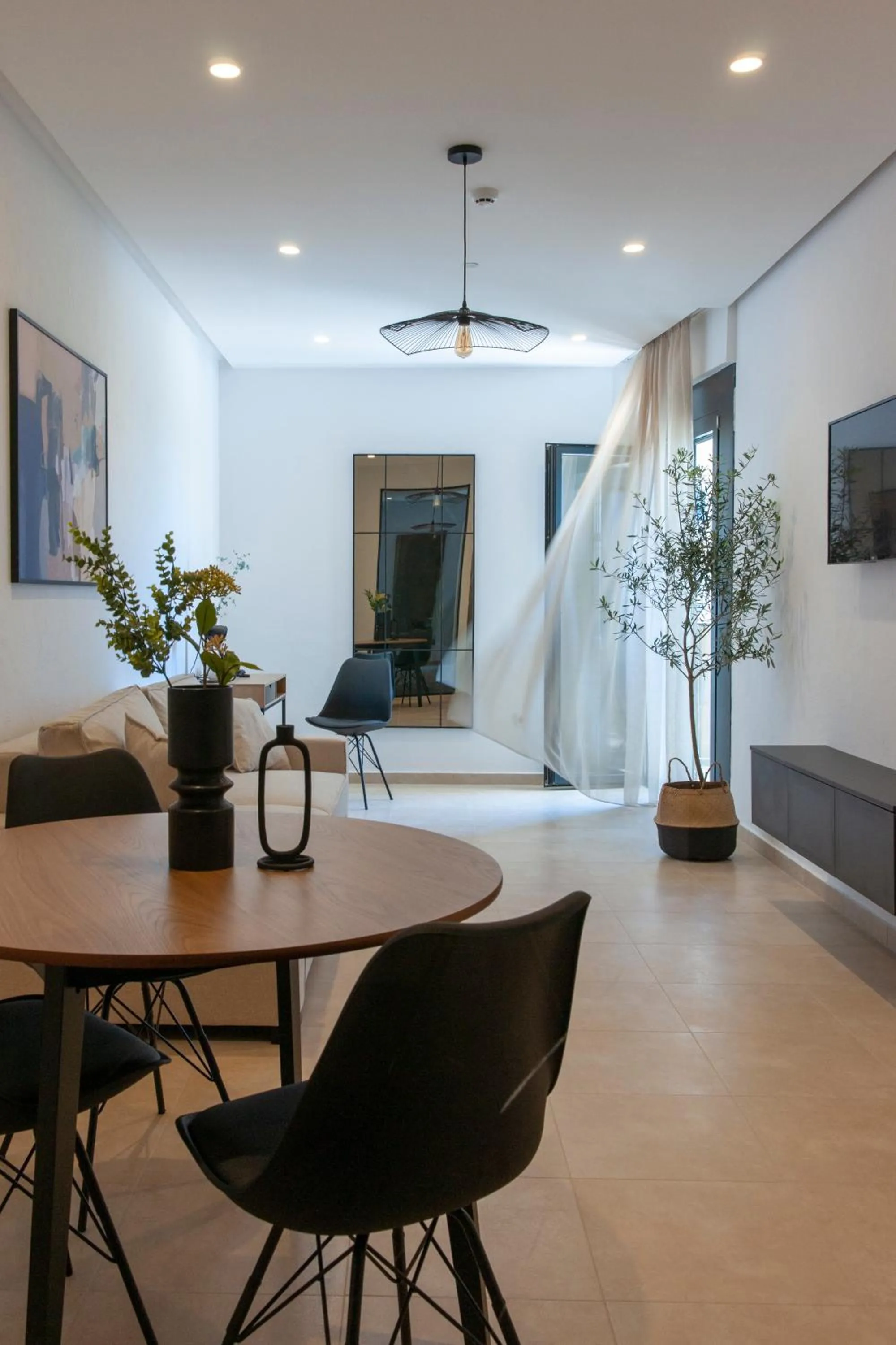 Living room in Soho Suites