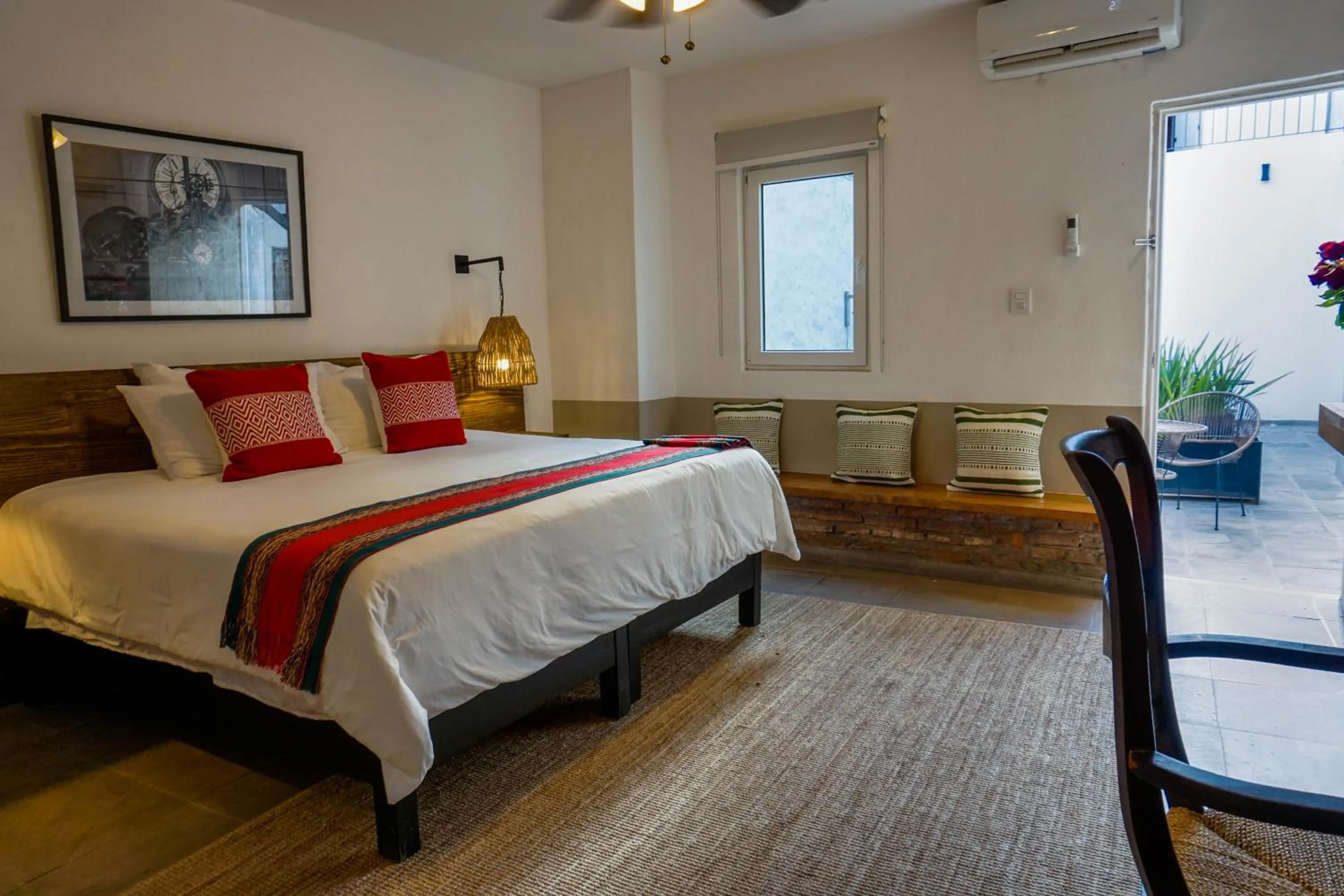 Bed in Casa Yuca Hotel Boutique