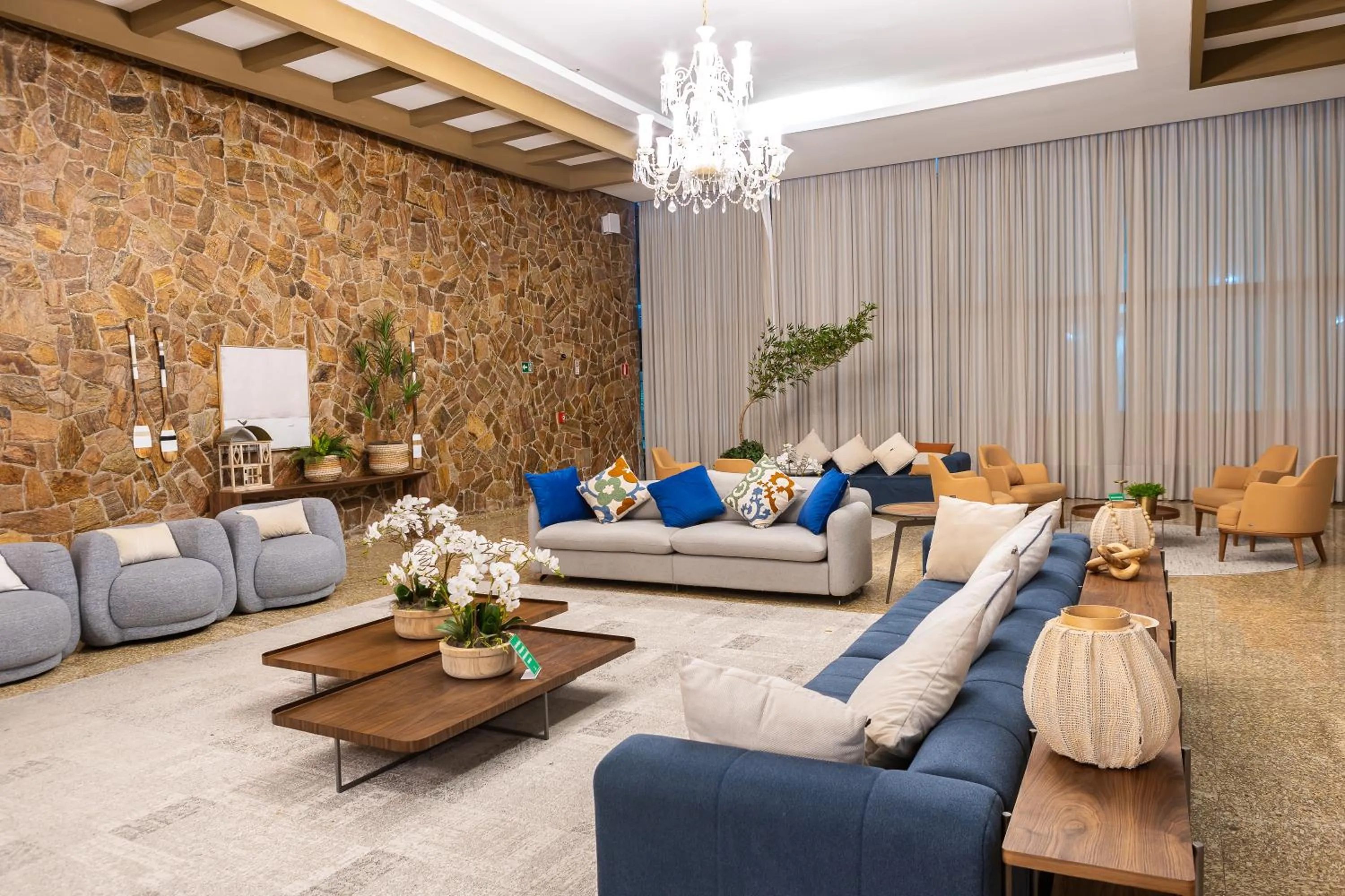 Living room in Thermas All Inclusive Resort Poços de Caldas By Nacional Inn