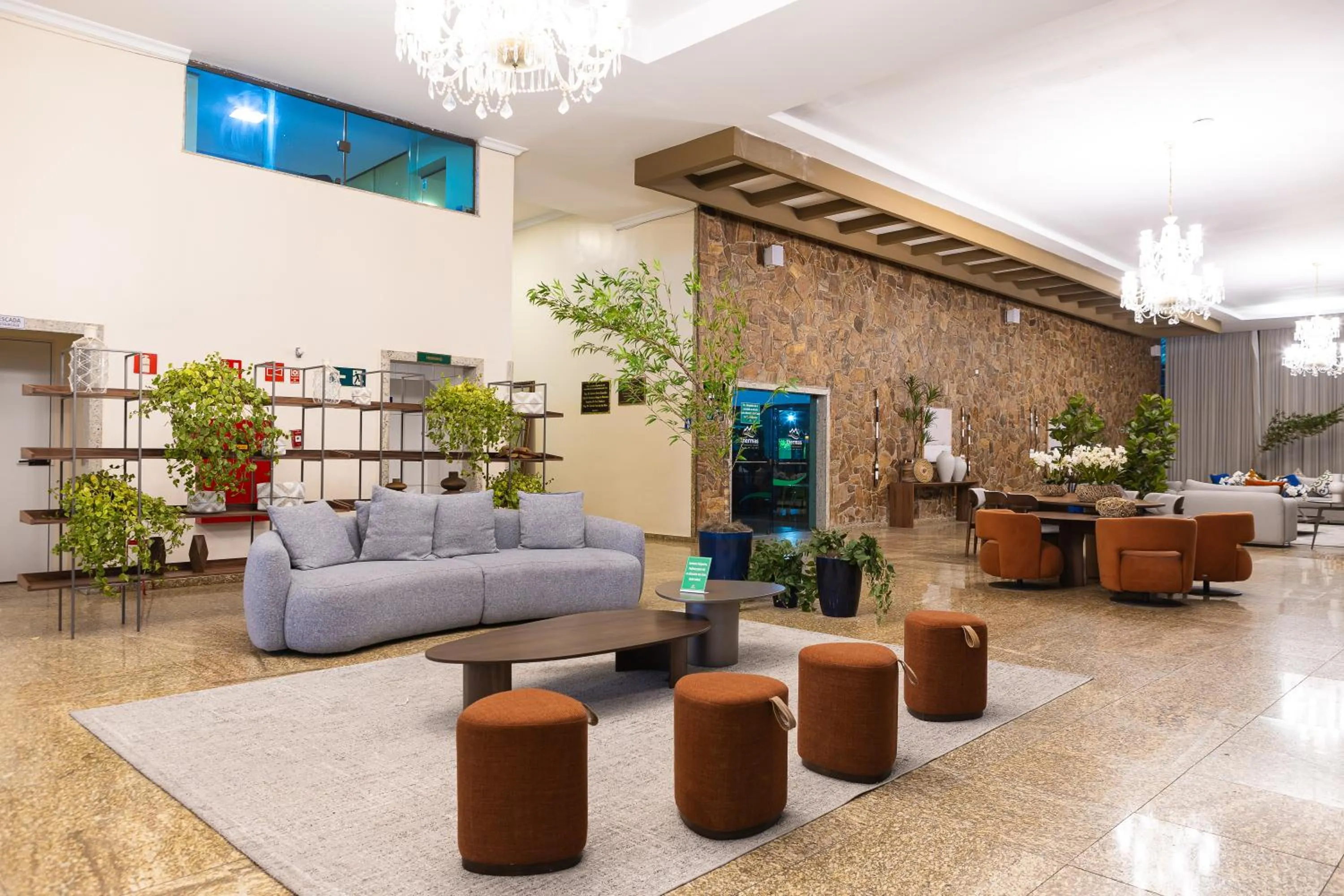 Living room in Thermas All Inclusive Resort Poços de Caldas By Nacional Inn