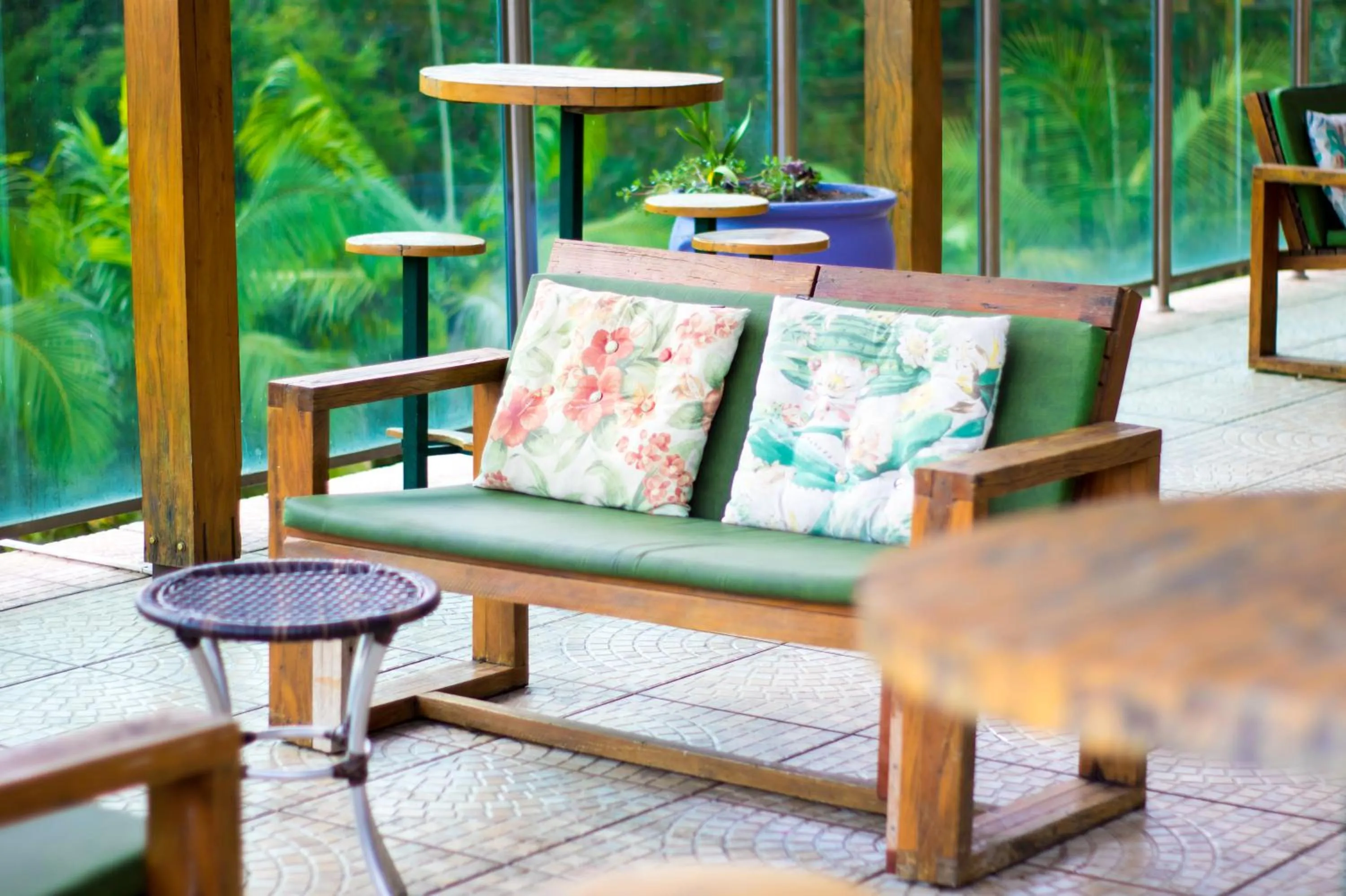 Patio in Thermas All Inclusive Resort Poços de Caldas By Nacional Inn