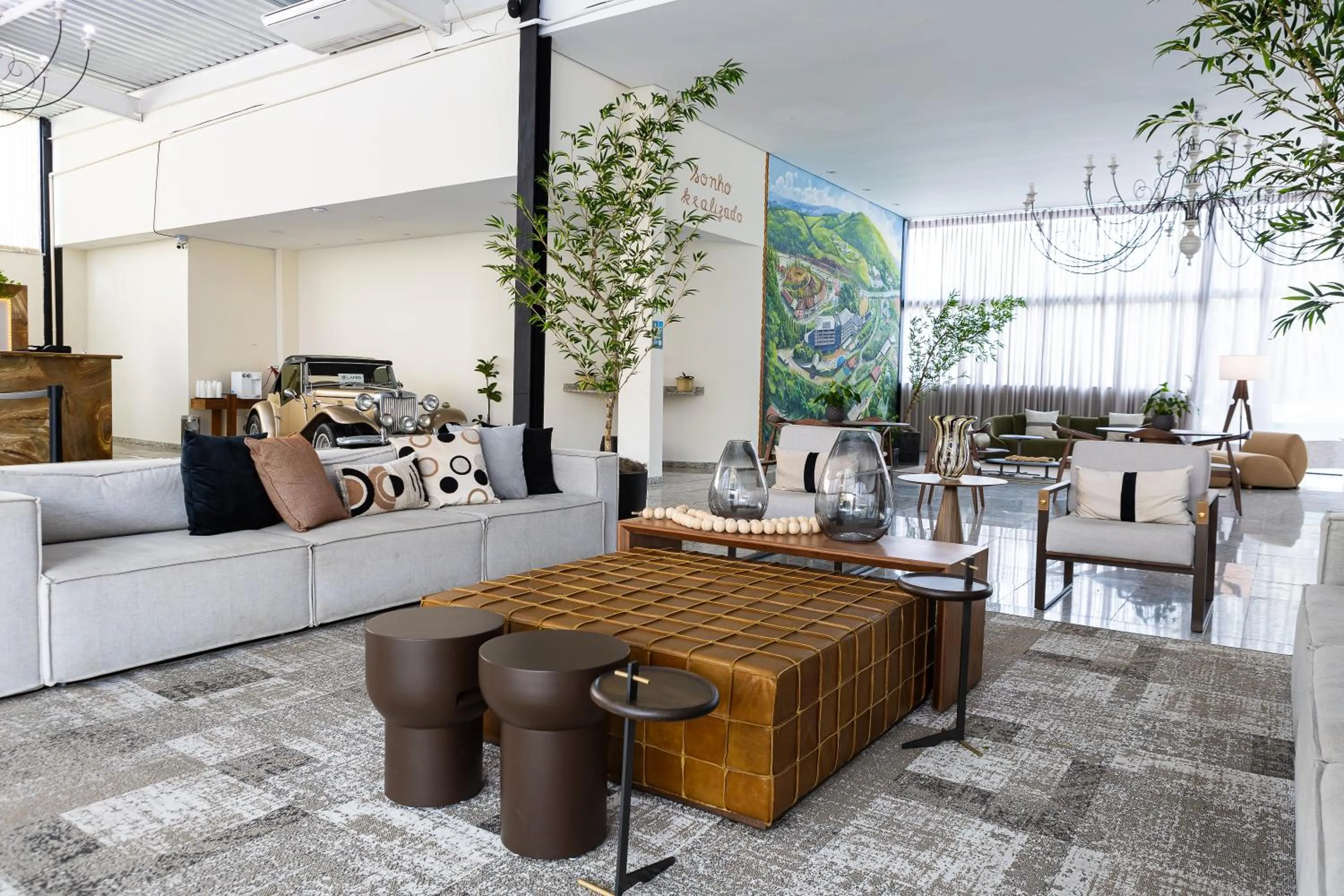 Lobby or reception in Thermas All Inclusive Resort Poços de Caldas By Nacional Inn