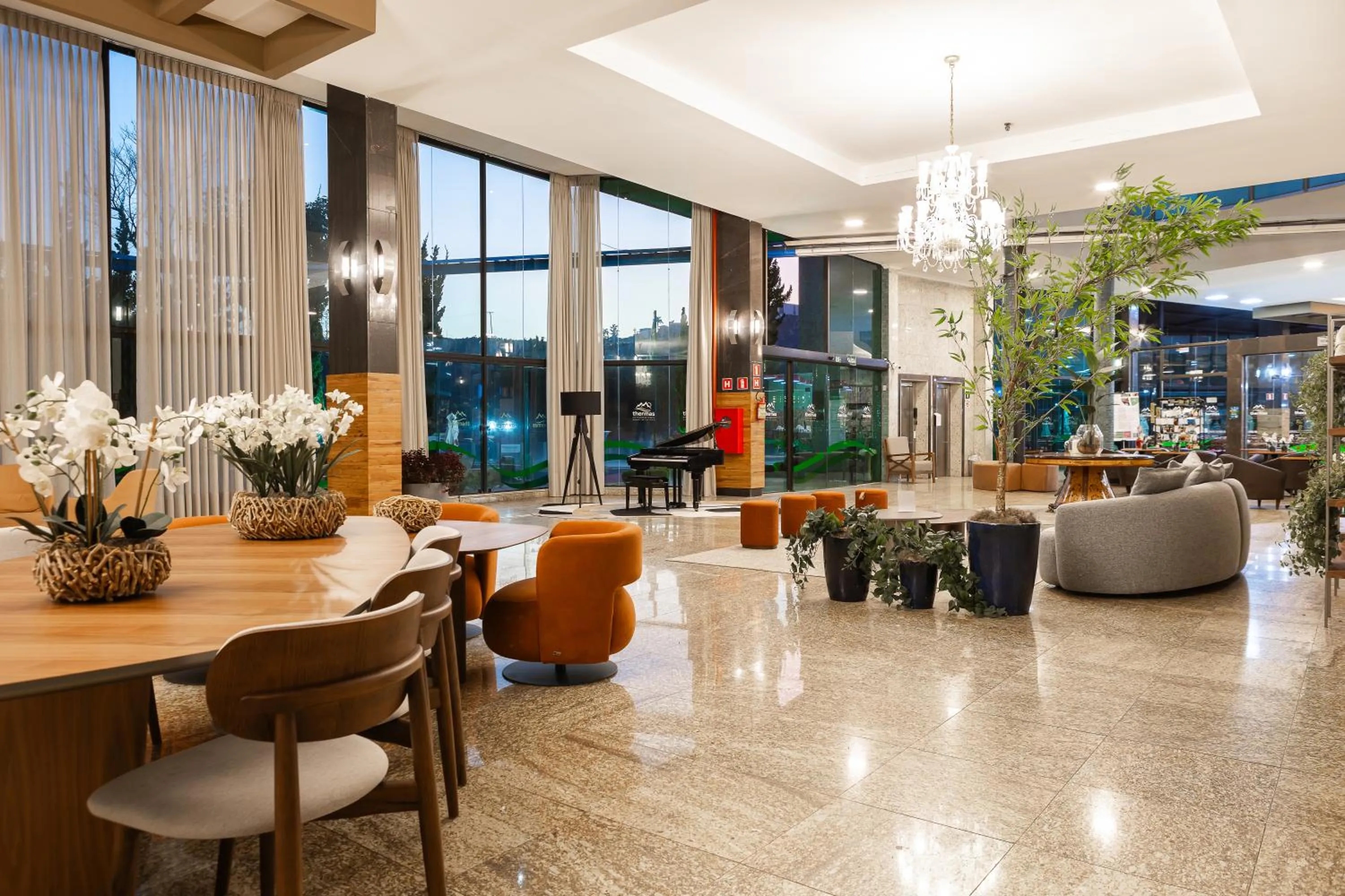 Seating area in Thermas All Inclusive Resort Poços de Caldas By Nacional Inn