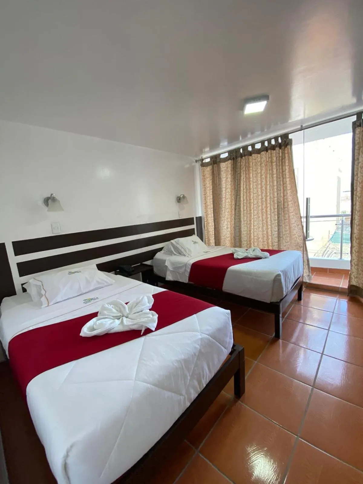 Bed in HOTEL FIORELLA PARACAS