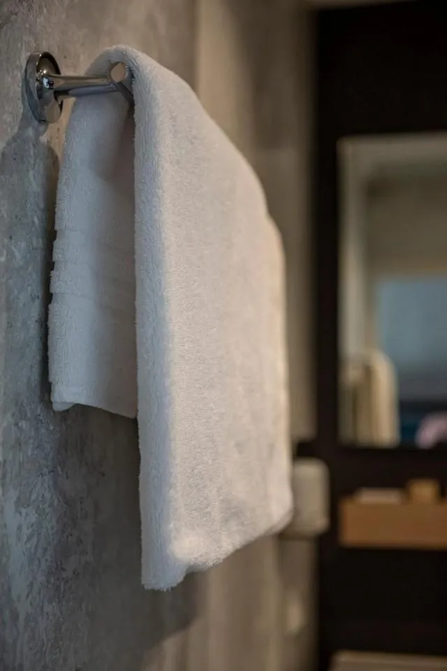 towels, Bed in Strandhotel Camperduin