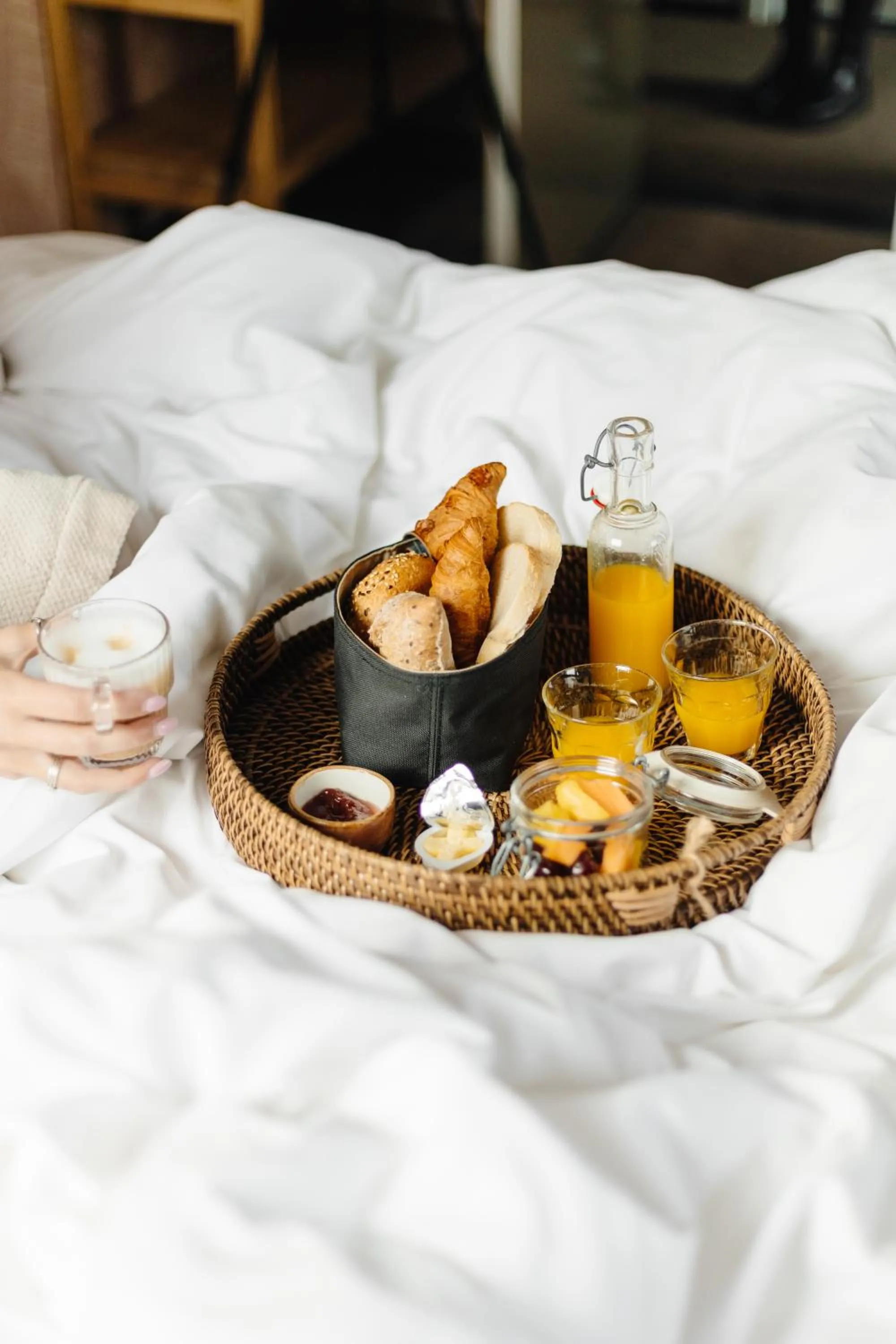 Bedroom, Bed in Strandhotel Camperduin