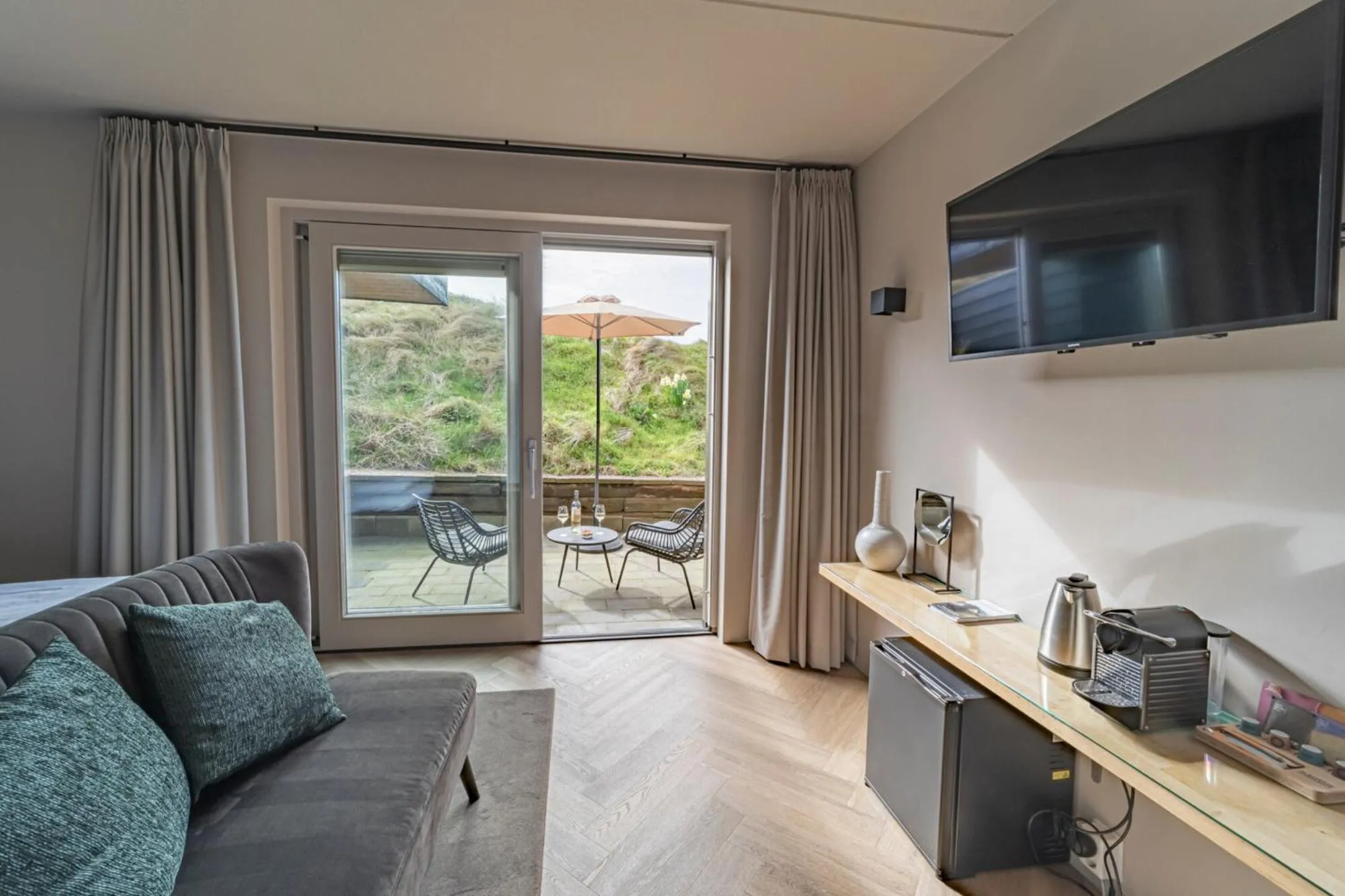 Living room in Strandhotel Camperduin