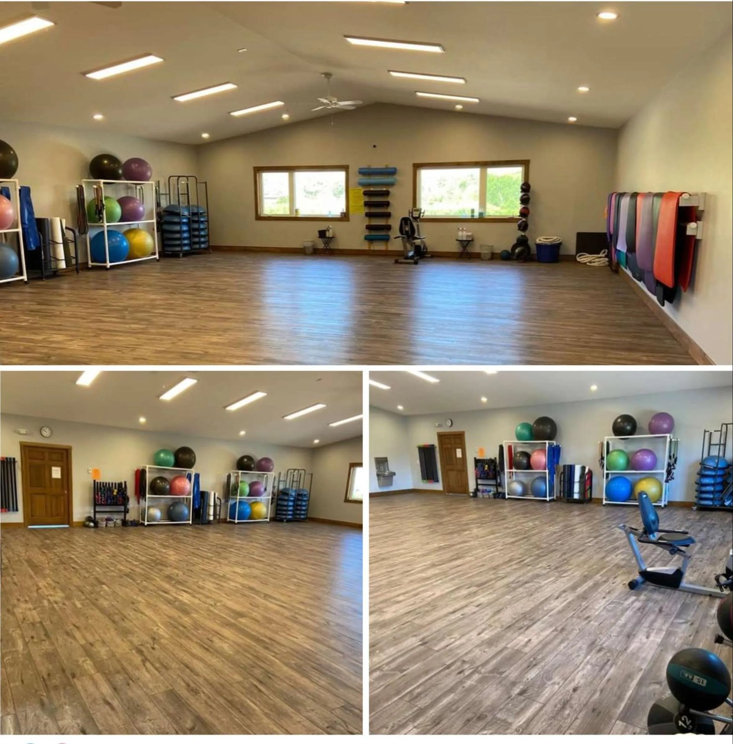 Fitness centre/facilities in Chinook Winds Lodge