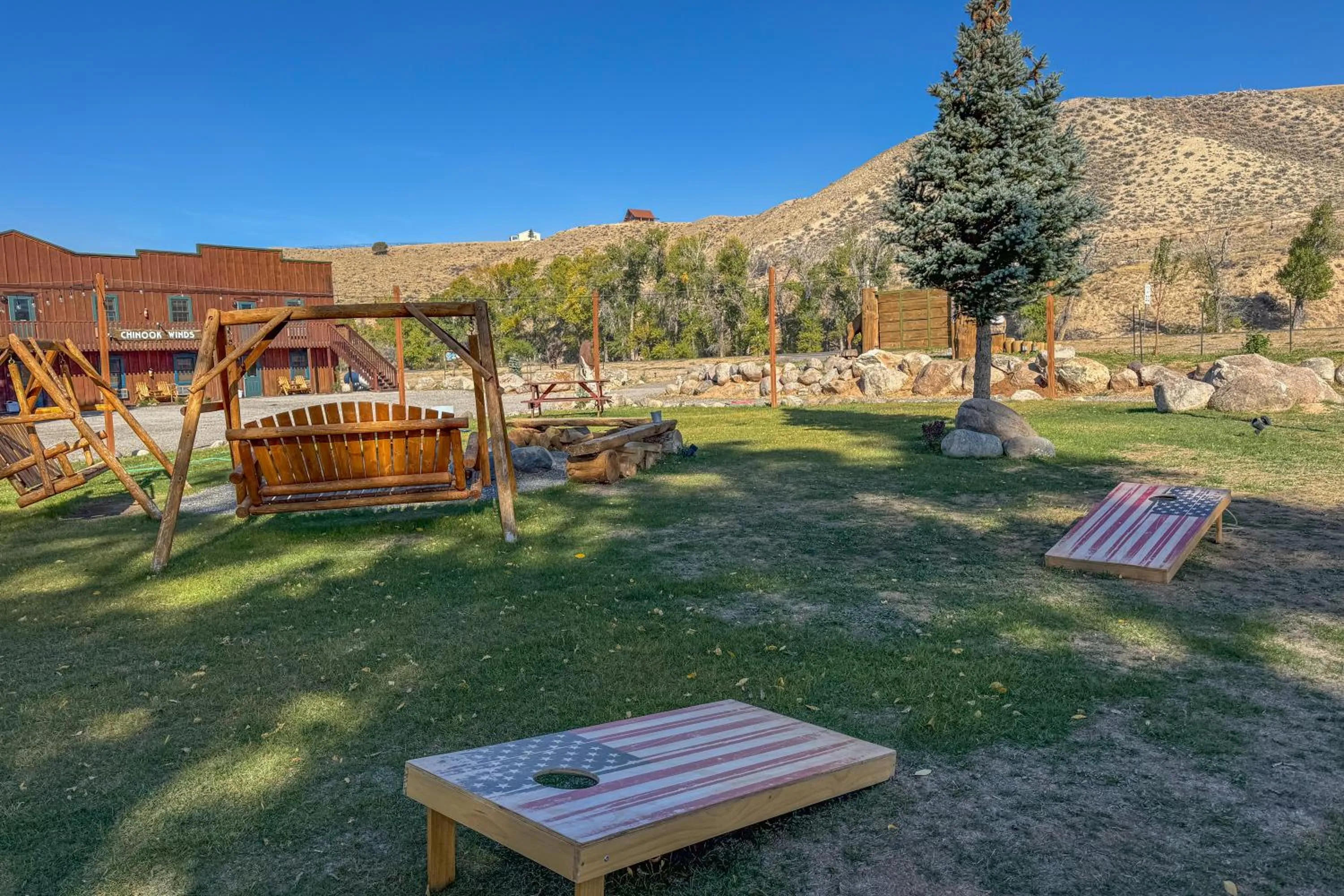 Natural landscape in Chinook Winds Lodge