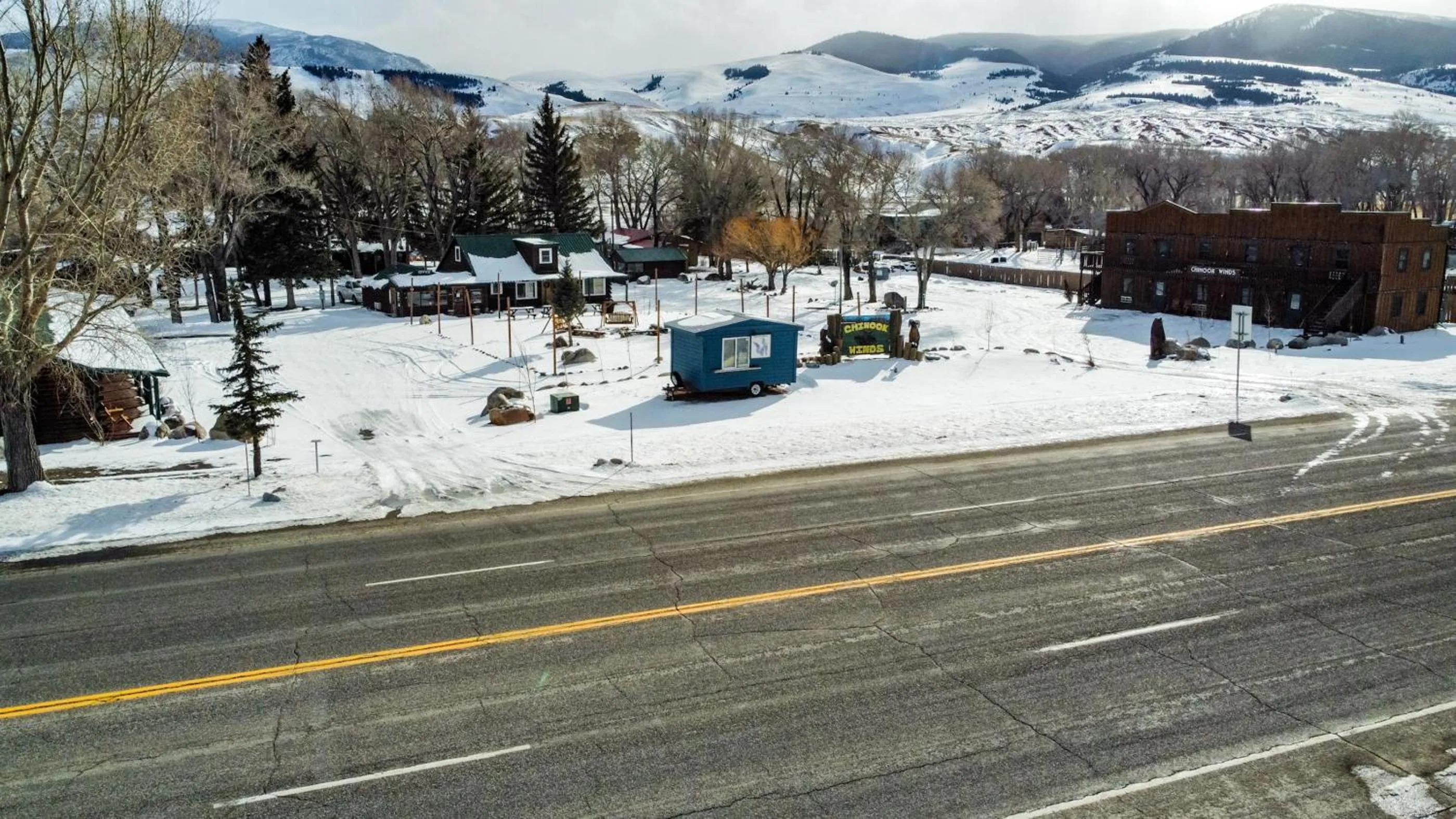 Bird's eye view in Chinook Winds Lodge