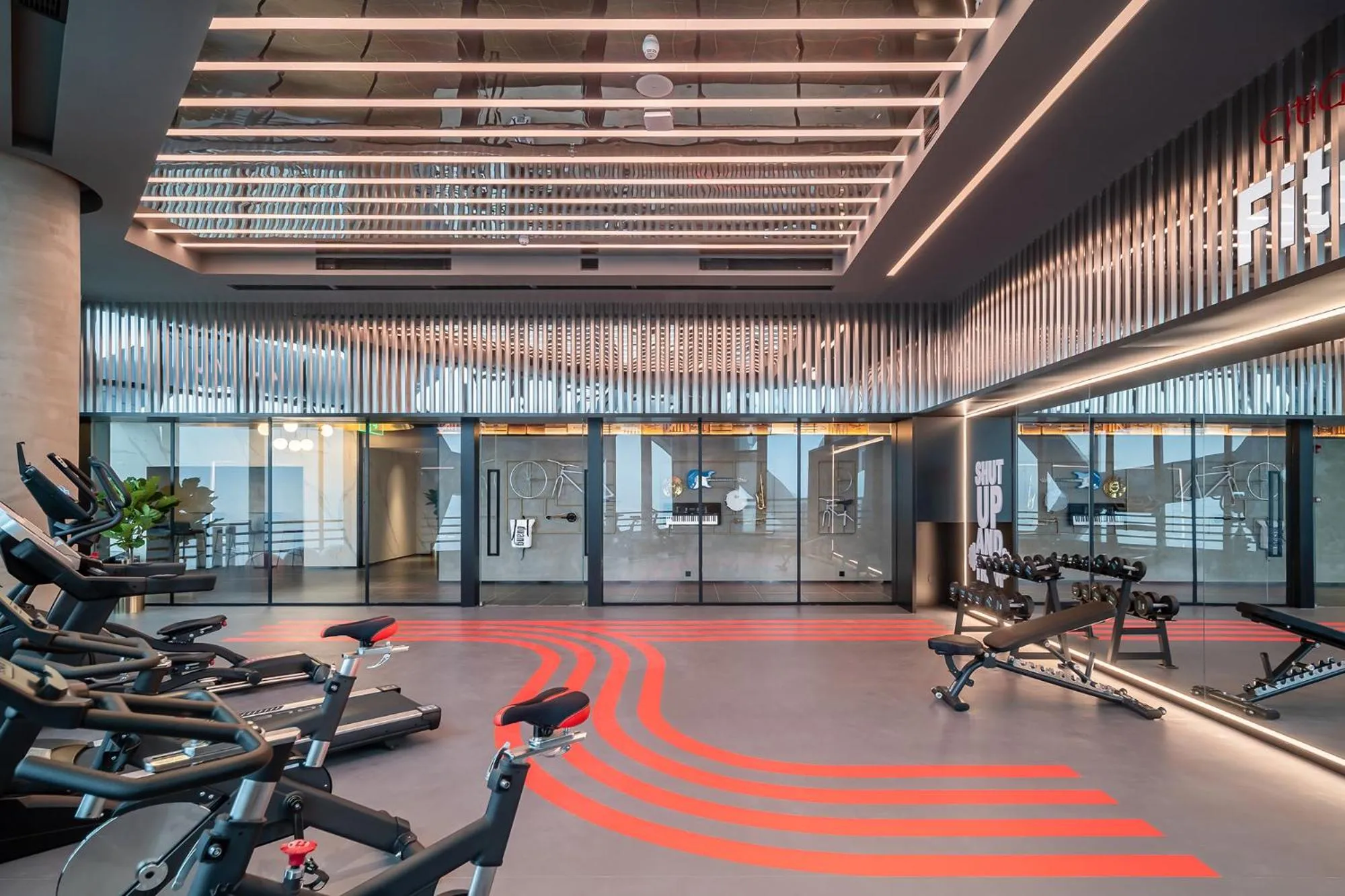 Fitness centre/facilities in CitiGO Hotel Shenzhen Shekou Cruise Center Seaview Near Taizi Bay K11
