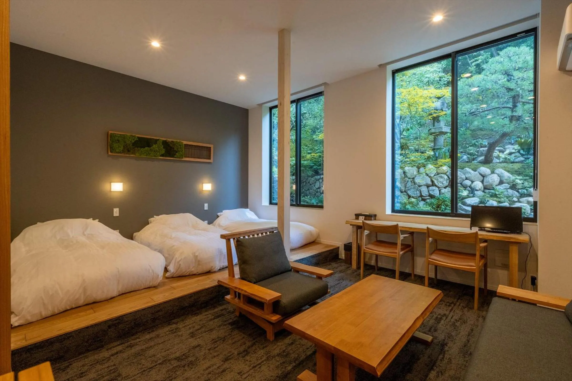 Living room, Bed in Bessho Onsen Midoriya