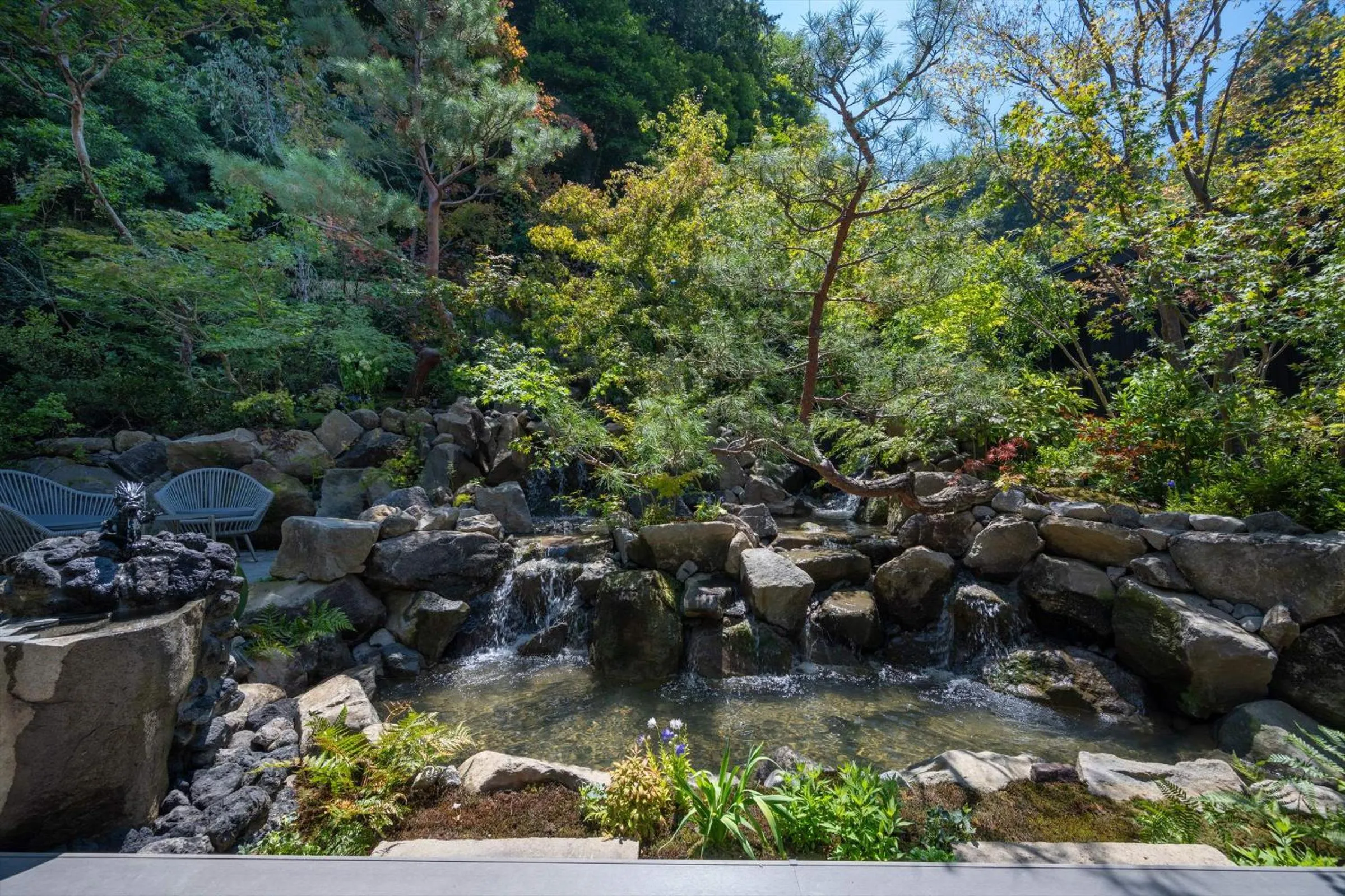Garden view in Bessho Onsen Midoriya