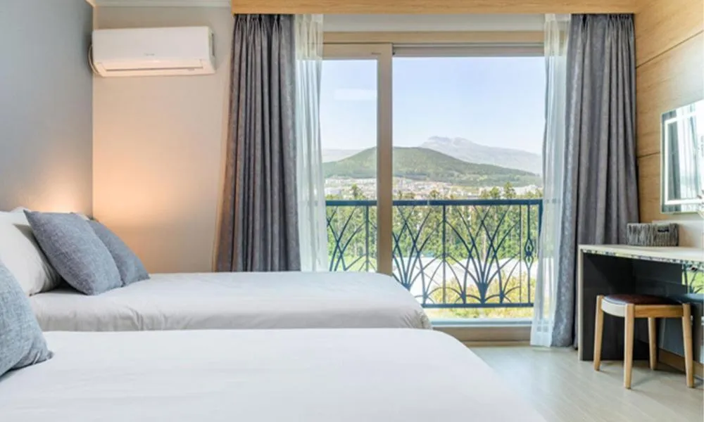 Bed in Seogwipo Worldcup Resort