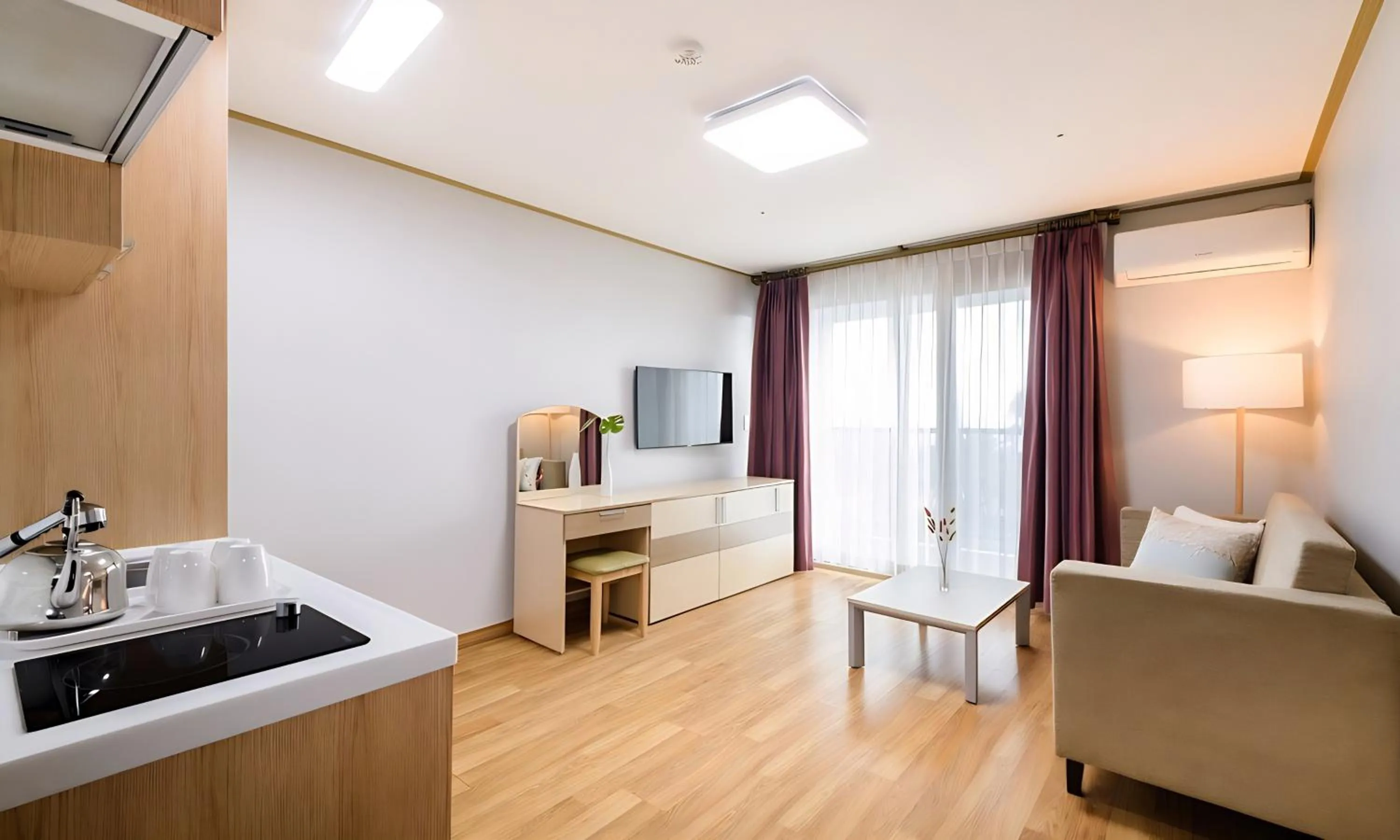 Bed in Seogwipo Worldcup Resort