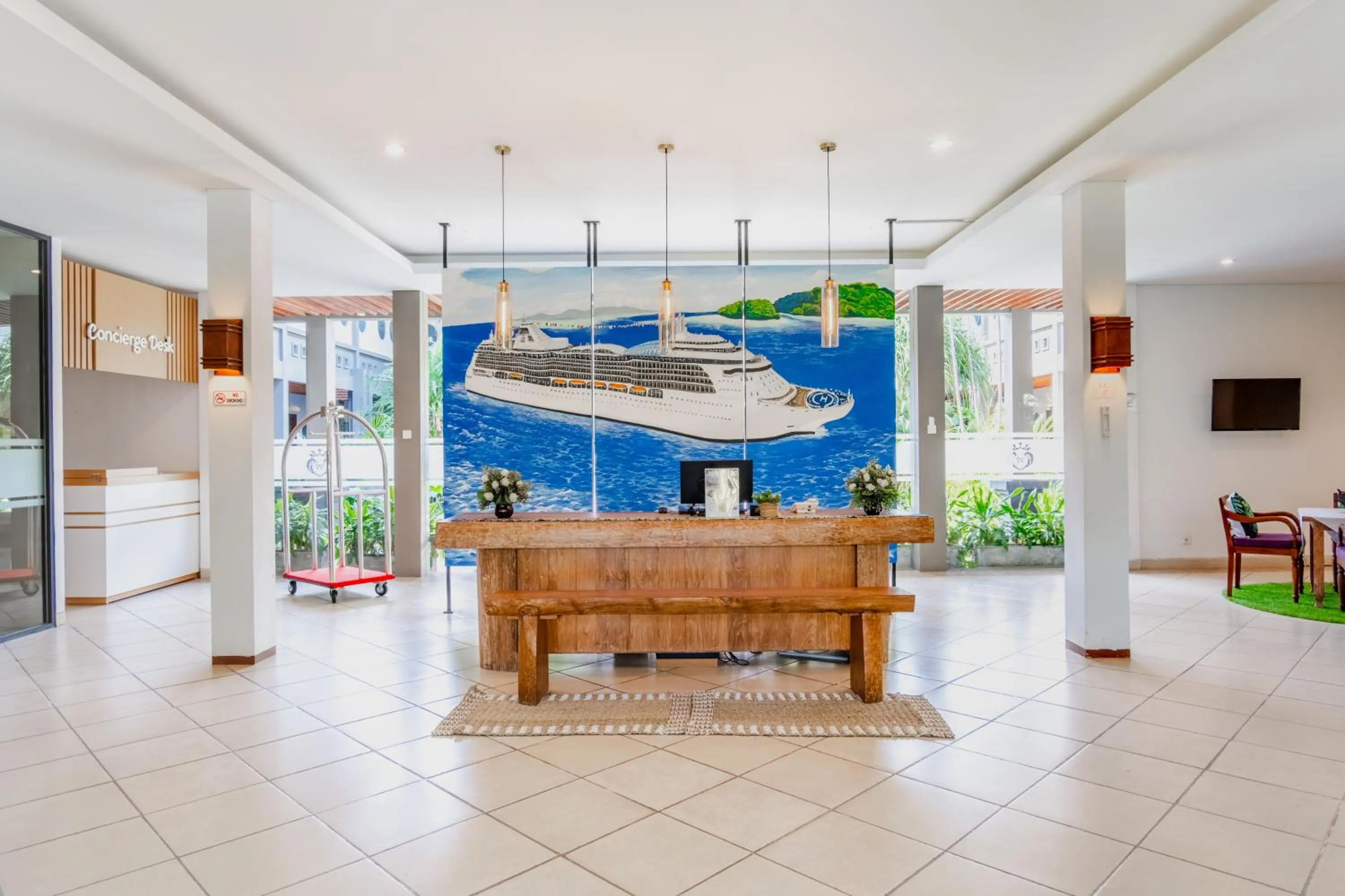 Lobby or reception in Graha Wiyata