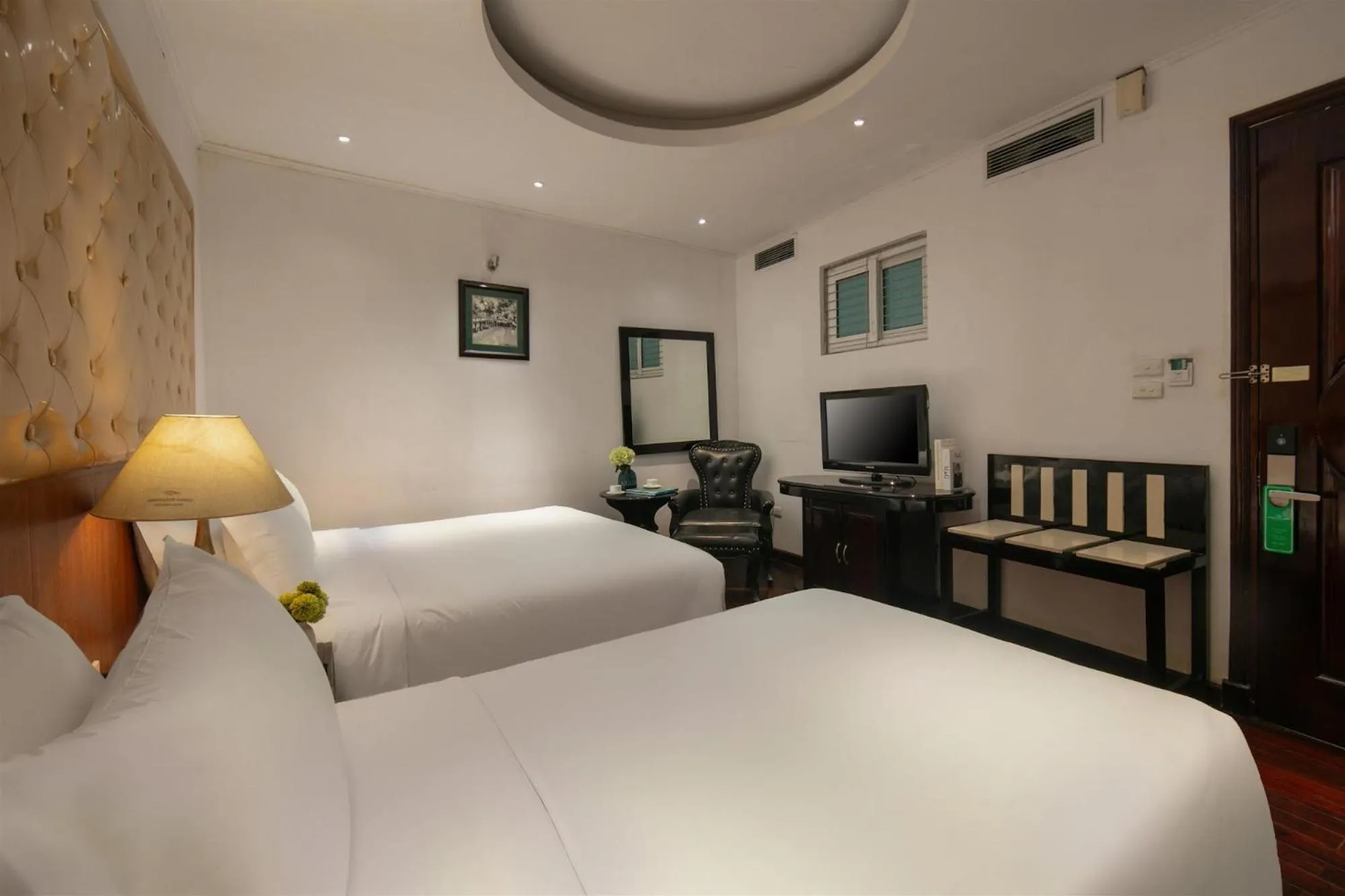 Bed in Hanoi Traveller House