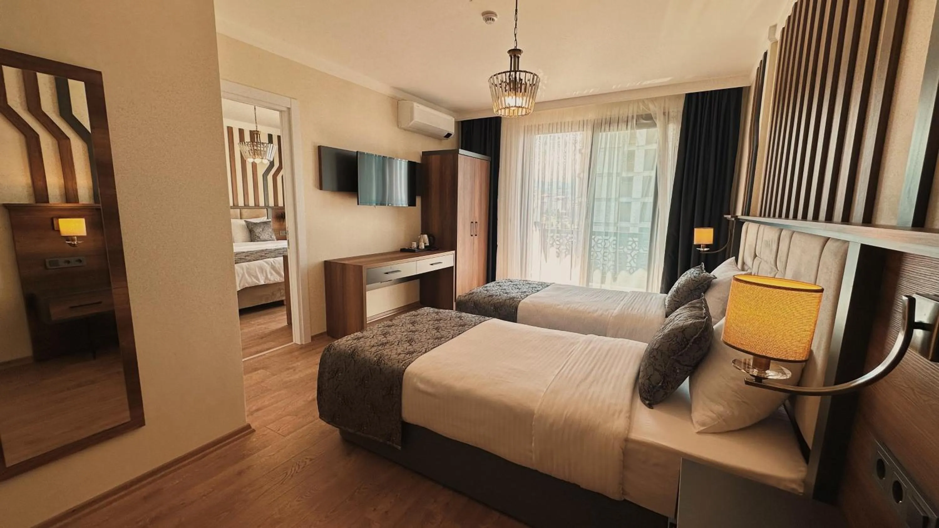 Bed in BİLİRİS HOTEL