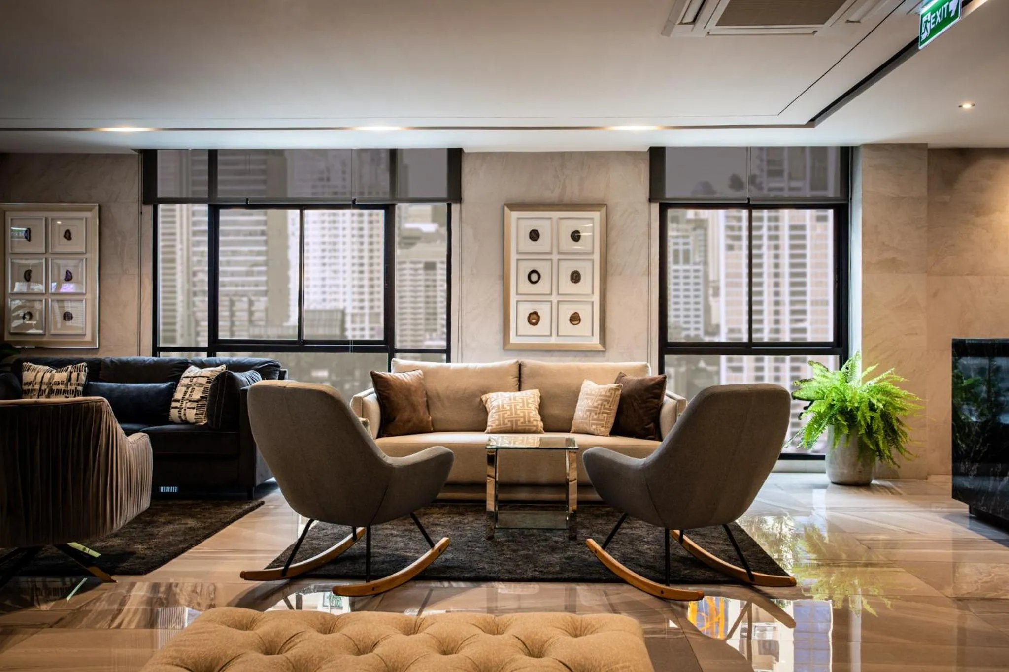 Lobby or reception in SAM E Hotel Bangkok Sathorn