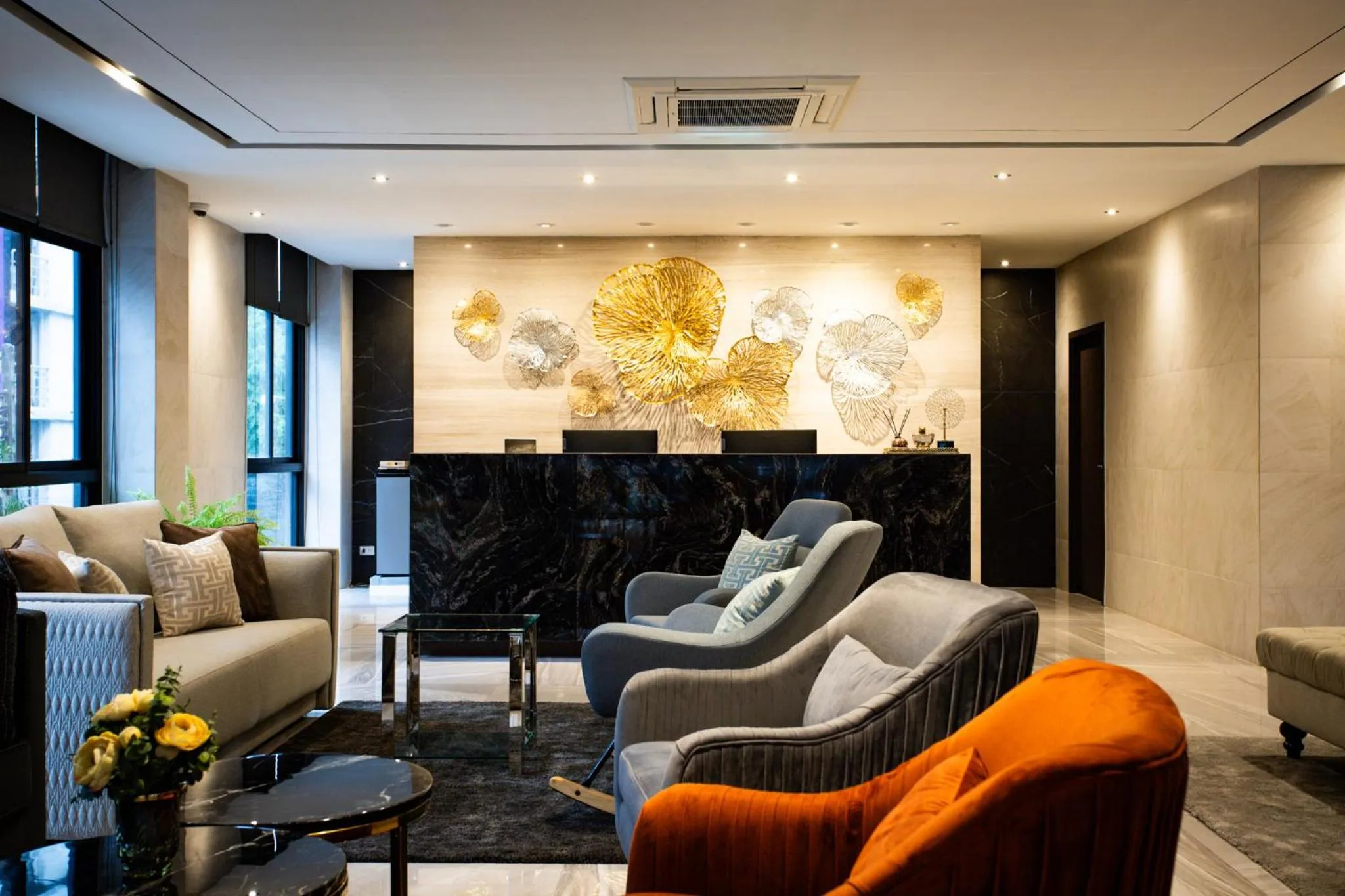 Lobby or reception in SAM E Hotel Bangkok Sathorn