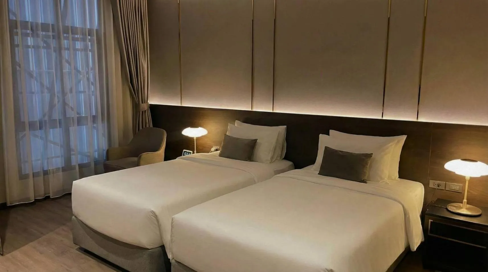 Bed in SAM E Hotel Bangkok Sathorn