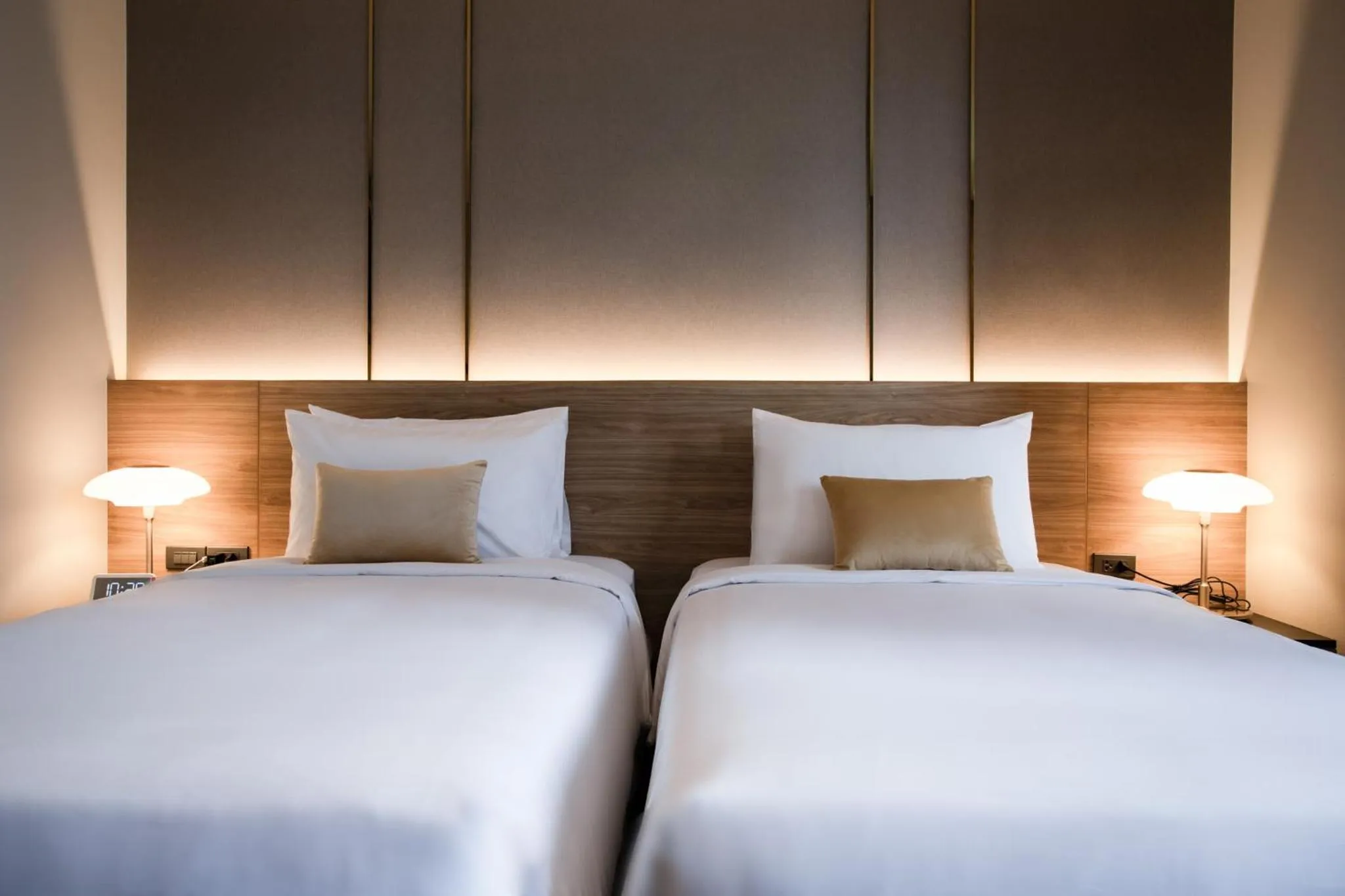 Bed in SAM E Hotel Bangkok Sathorn